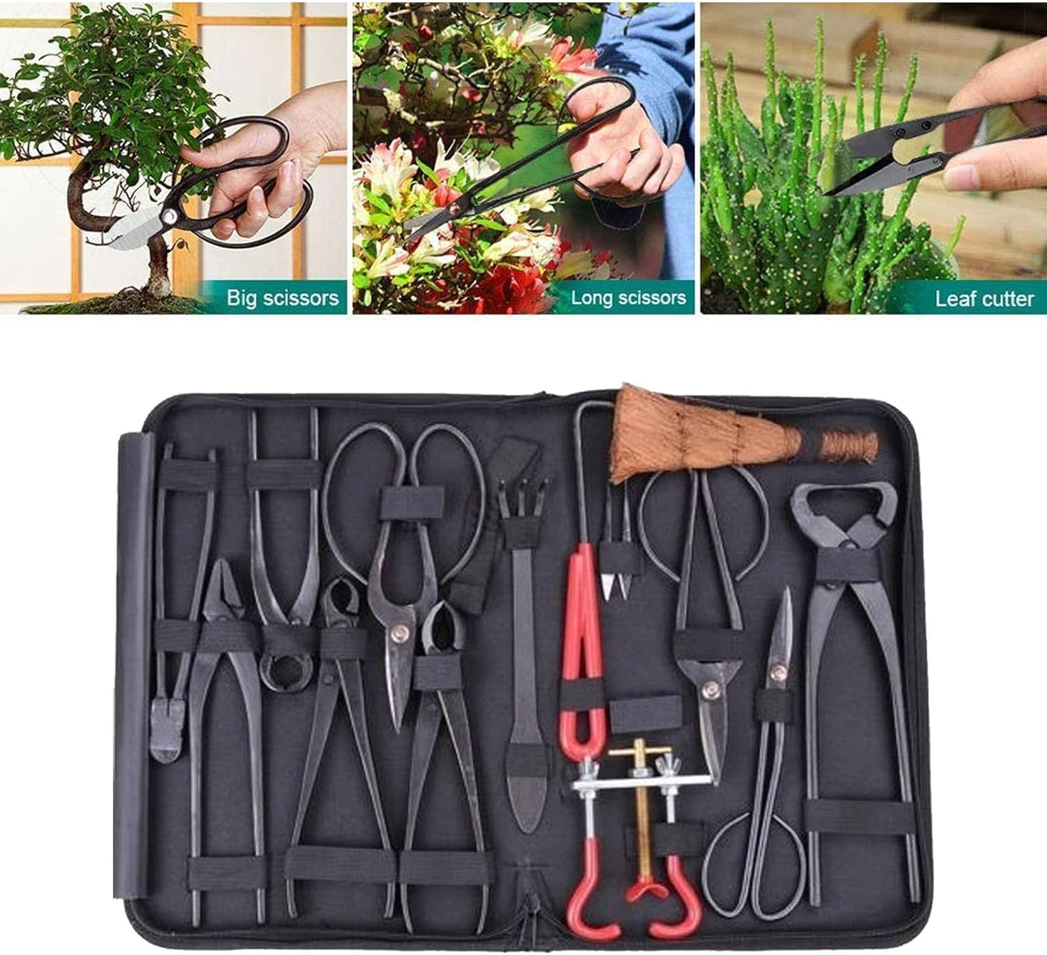 Set Attrezzi per Bonsai Professionale 14 Pezzi - immagine 4