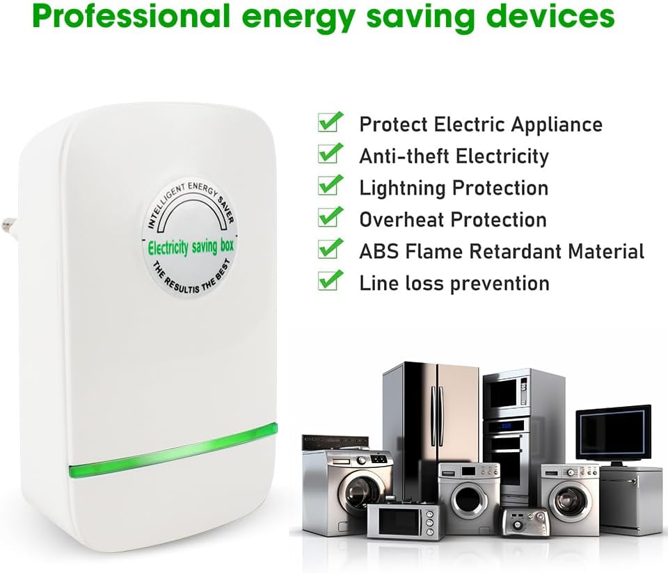 Nzkeuf Power Saver Originale 4 Pezzi, Spina Europea - immagine 6