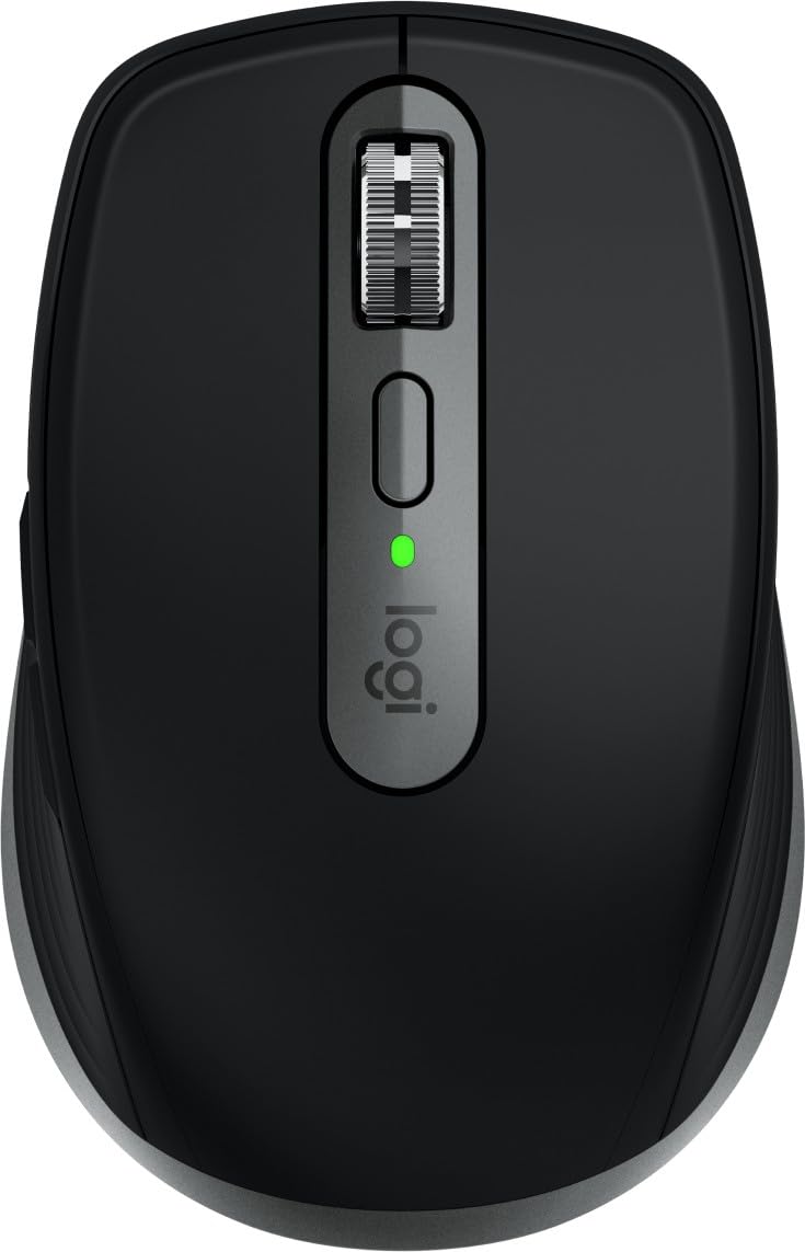 Logitech MX Anywhere 3S for Mac - Mouse Wireless Bluetooth, Space Grey
