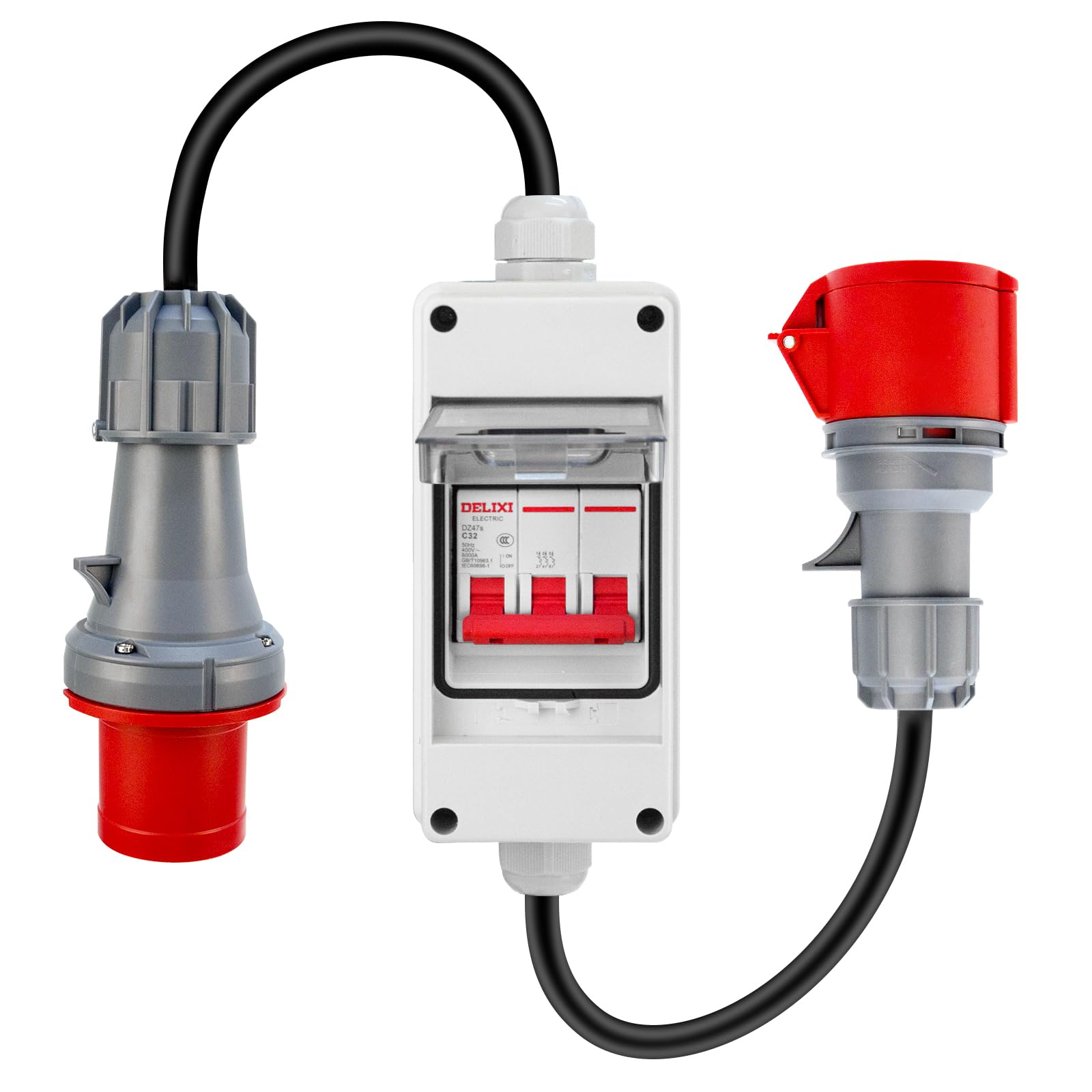 Adattatore CEE 63A a 32A IP44 con Interruttore