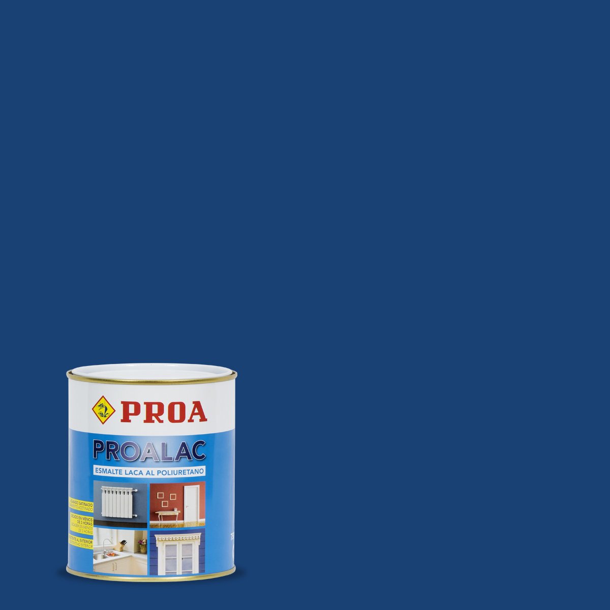 prua sl478t smalto lacca proalac, Blu elettrico RAL 5010, 4 L