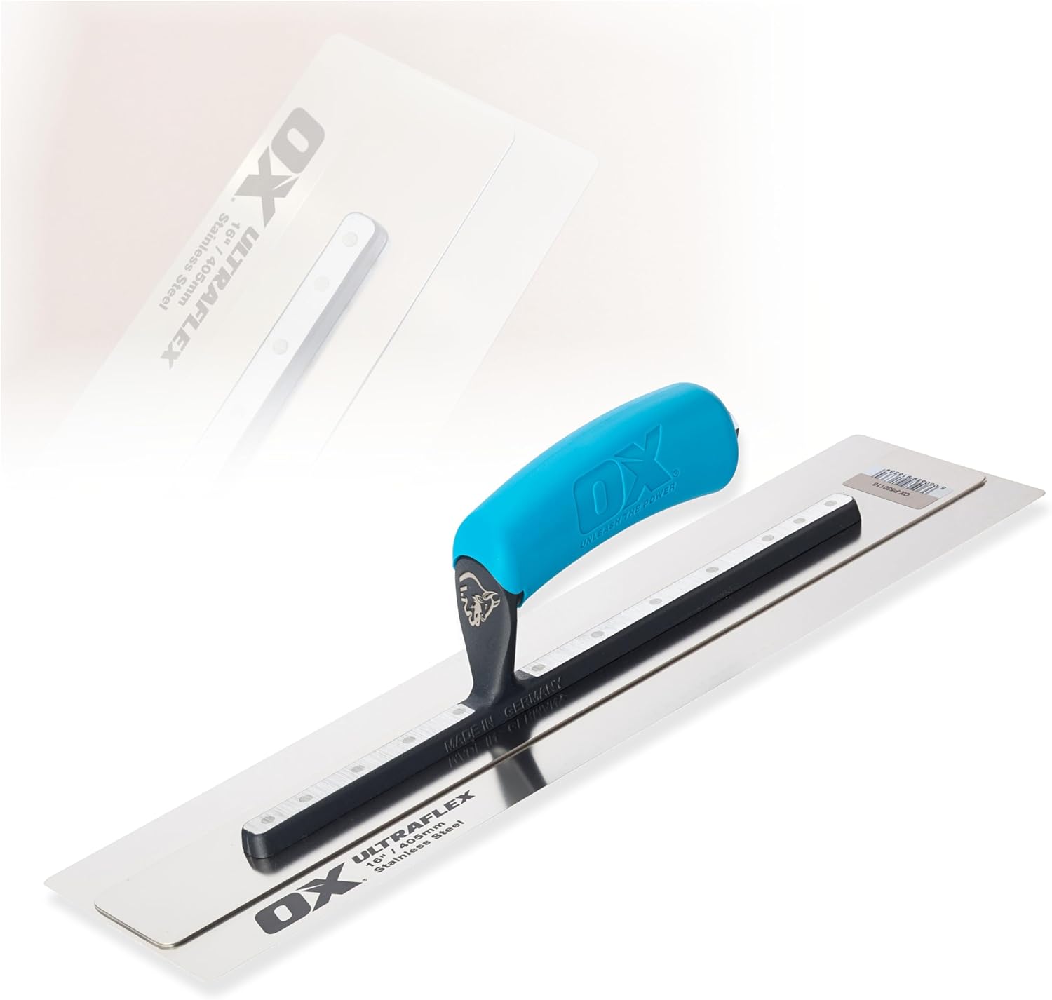 OX Pro UltraFlex Finishing Trowel 16in / 405 x 110 mm