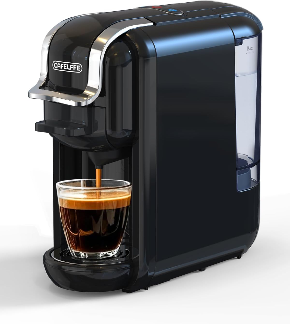 Cafelffe Macchina da Caffè 4 in 1 MK603, Nero