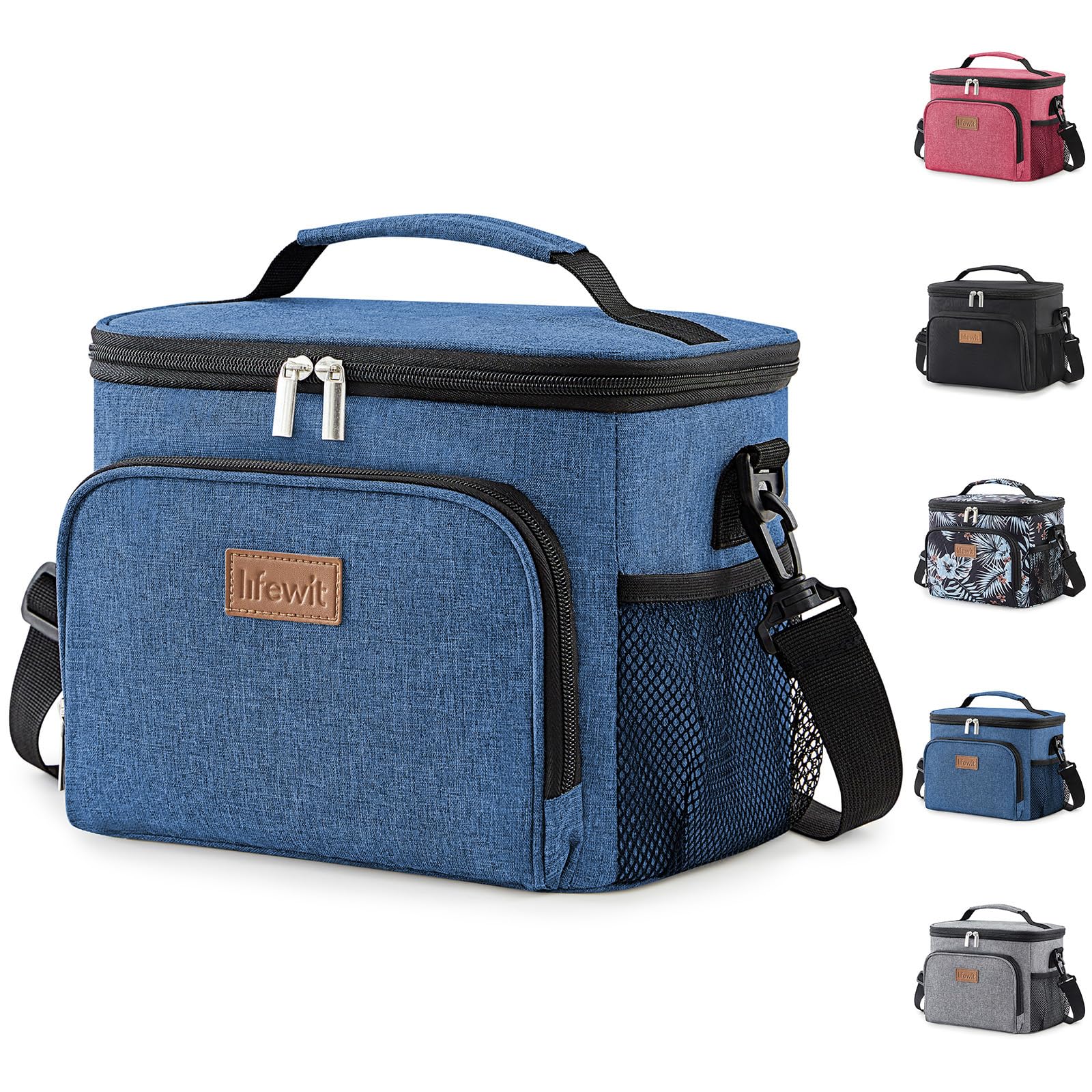 Lifewit Borsa Termica Porta Pranzo 9L, Blu Scuro