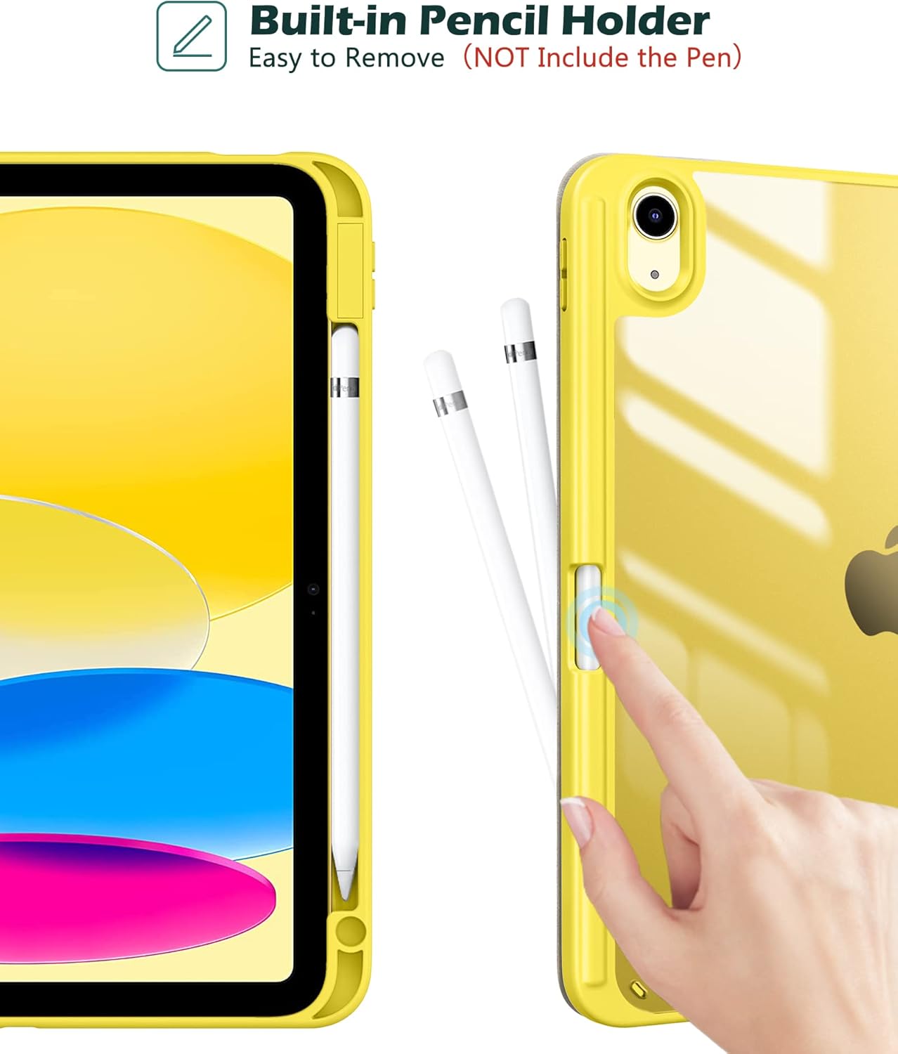 Procase Custodia per iPad 10a Generazione 10,9'' - Giallo - immagine 3