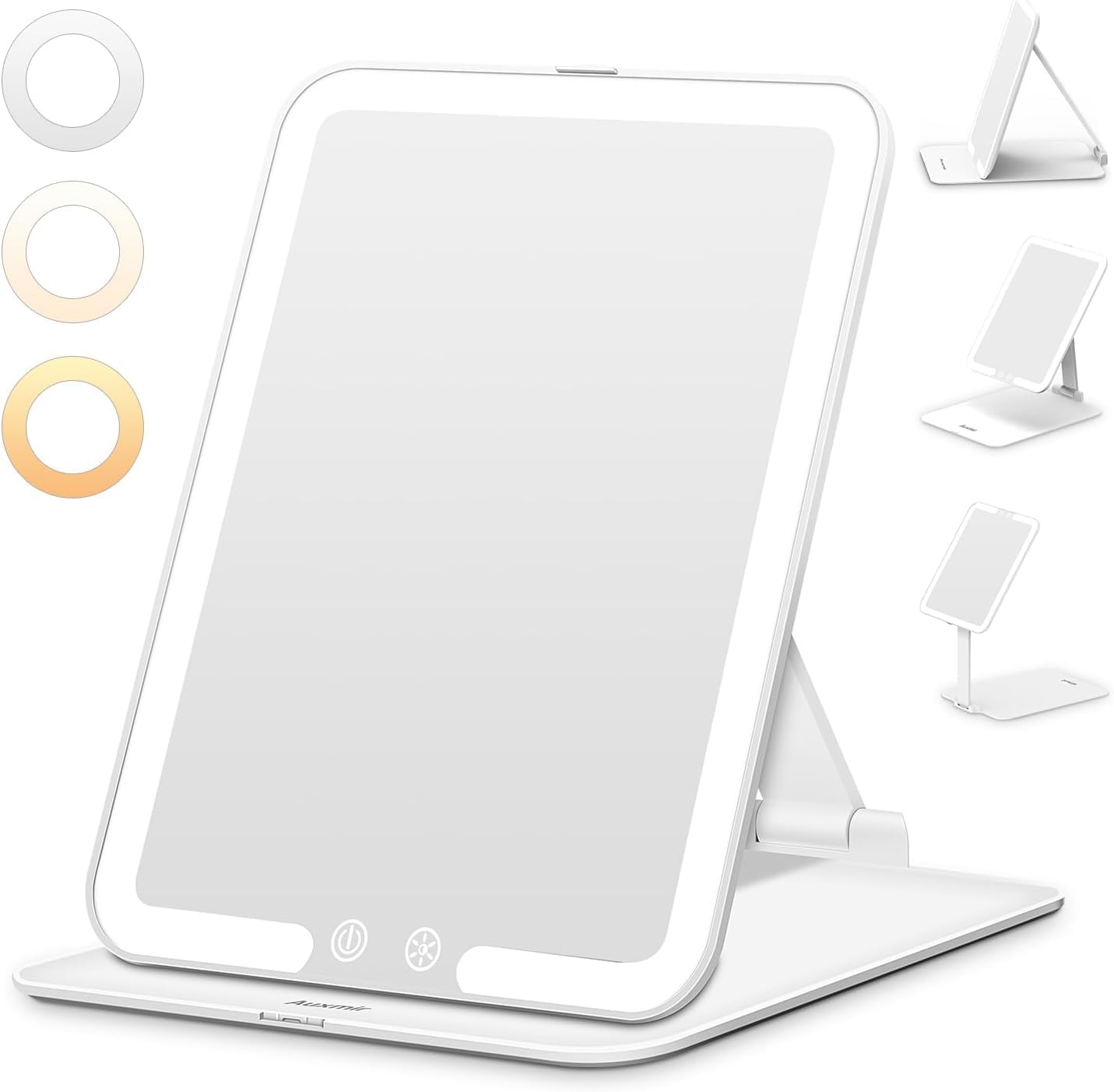 Auxmir Specchio Trucco con Luci Ricaricabile - immagine 1