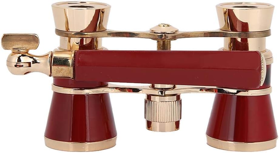 Binocolo da Teatro 3X25 Opera Portatile, Rosso - immagine 6