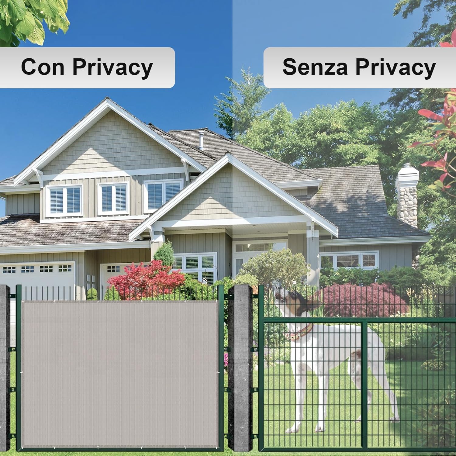 AXT SHADE Frangivisto Balcone 75x800cm, Taupe - immagine 5