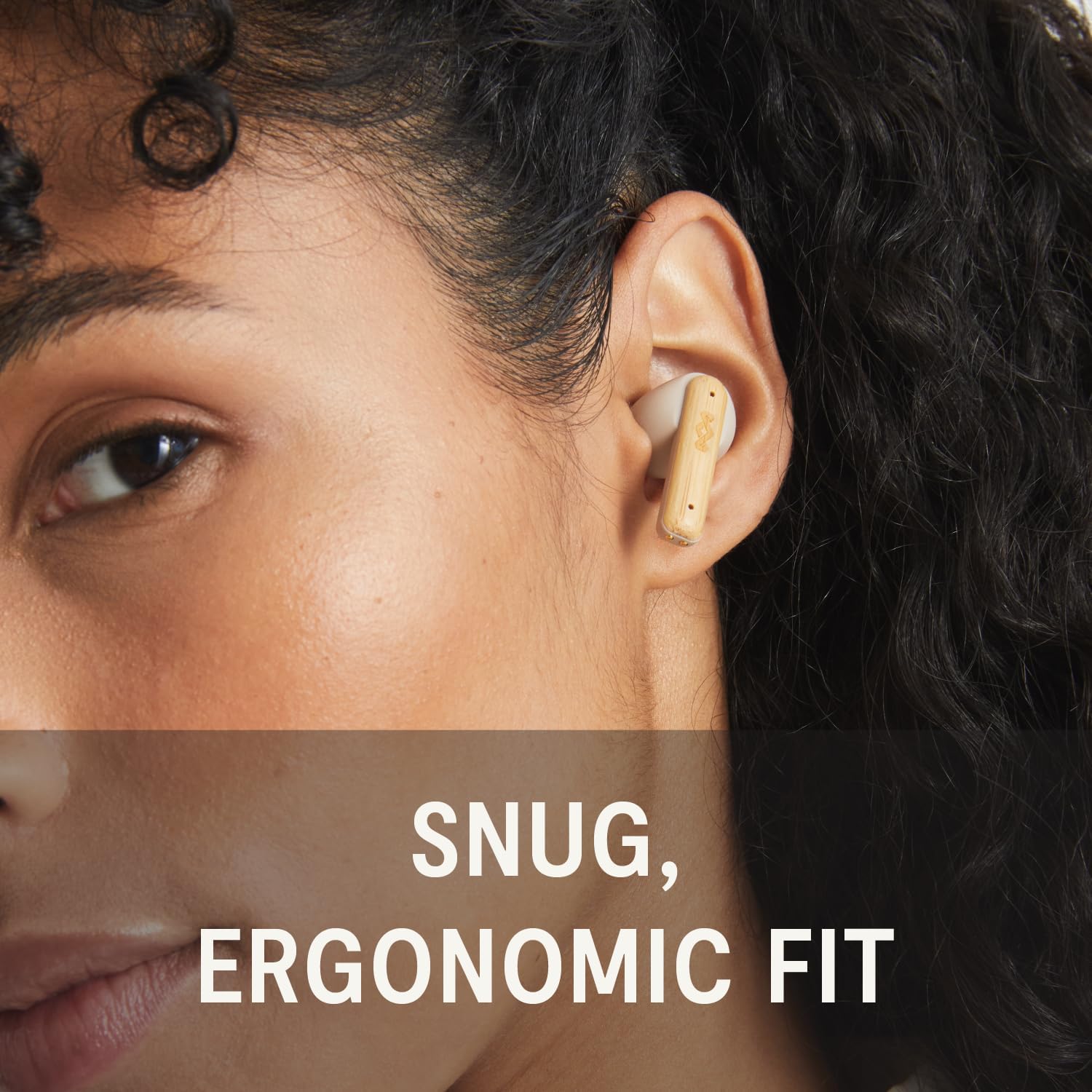 Marley Little Bird - Auricolari True Wireless, Crema - immagine 5