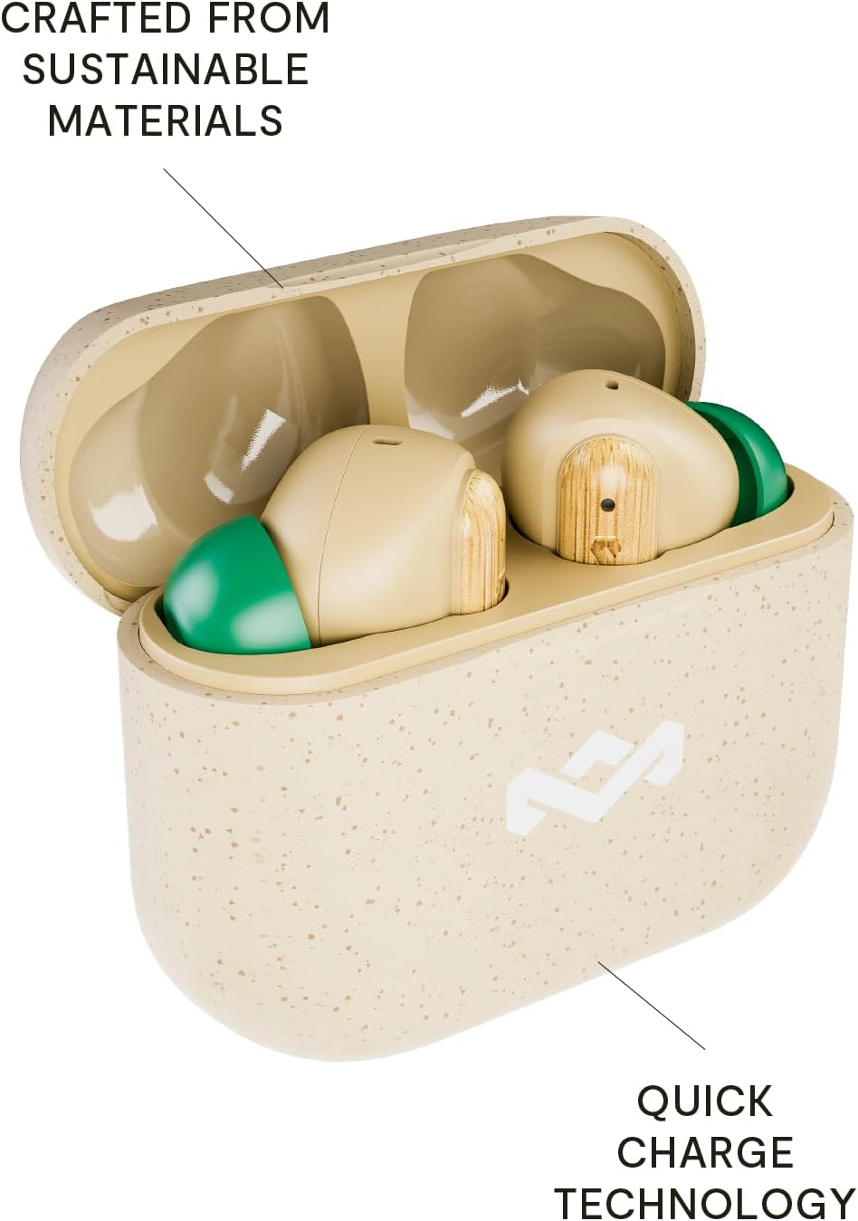 Marley Little Bird - Auricolari True Wireless, Crema - immagine 7