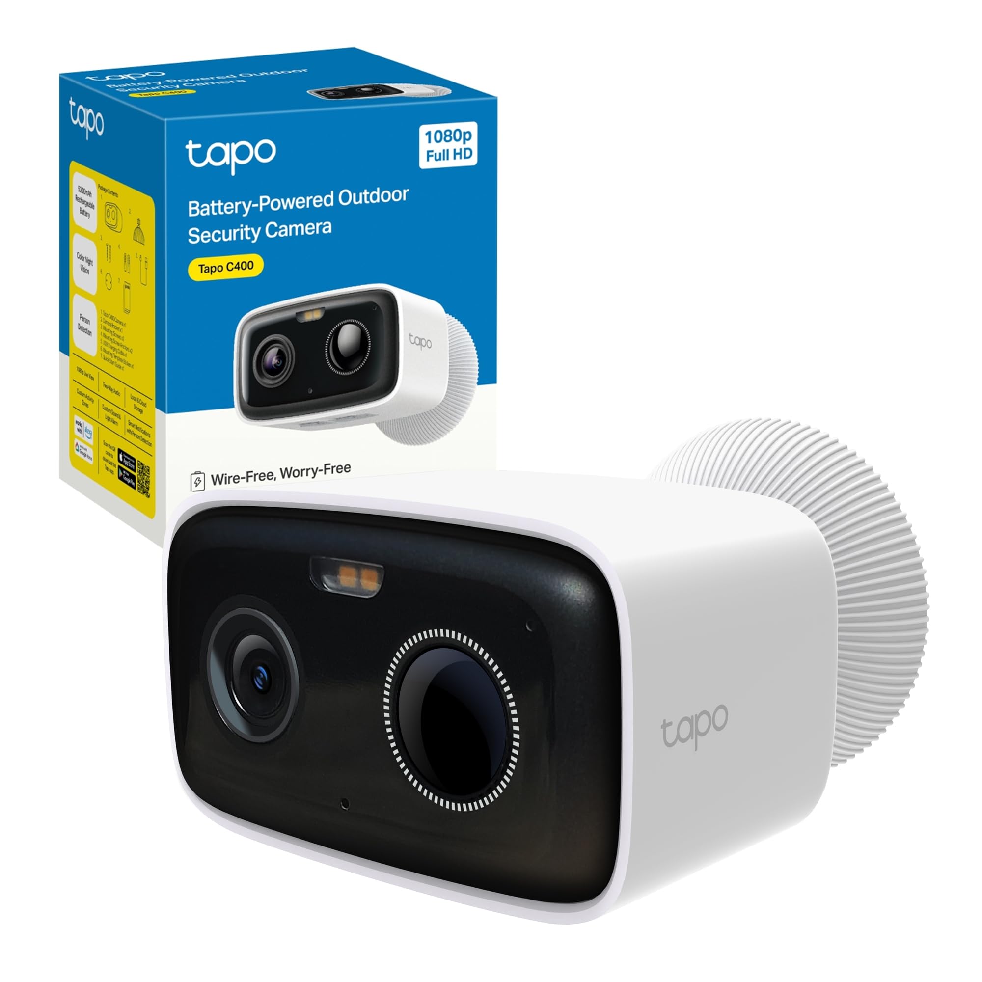 Tapo C400 Telecamera WiFi Esterno FHD Batteria 180 Giorni