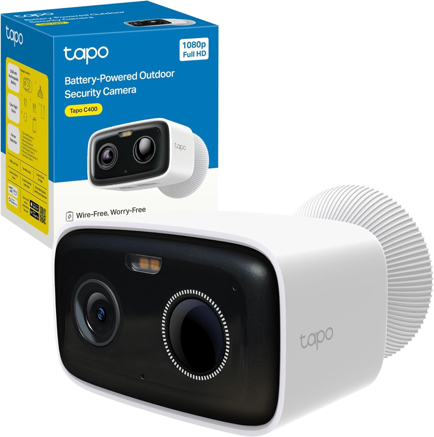 Tapo C400 Telecamera WiFi Esterno FHD Batteria 180 Giorni - immagine 1