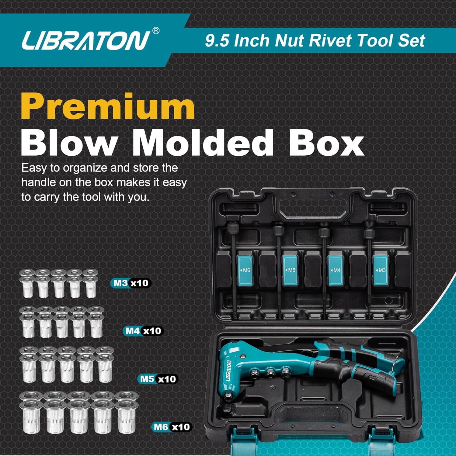 LIBRATON Dado Rivettatrice Professionale 9,5" - immagine 6