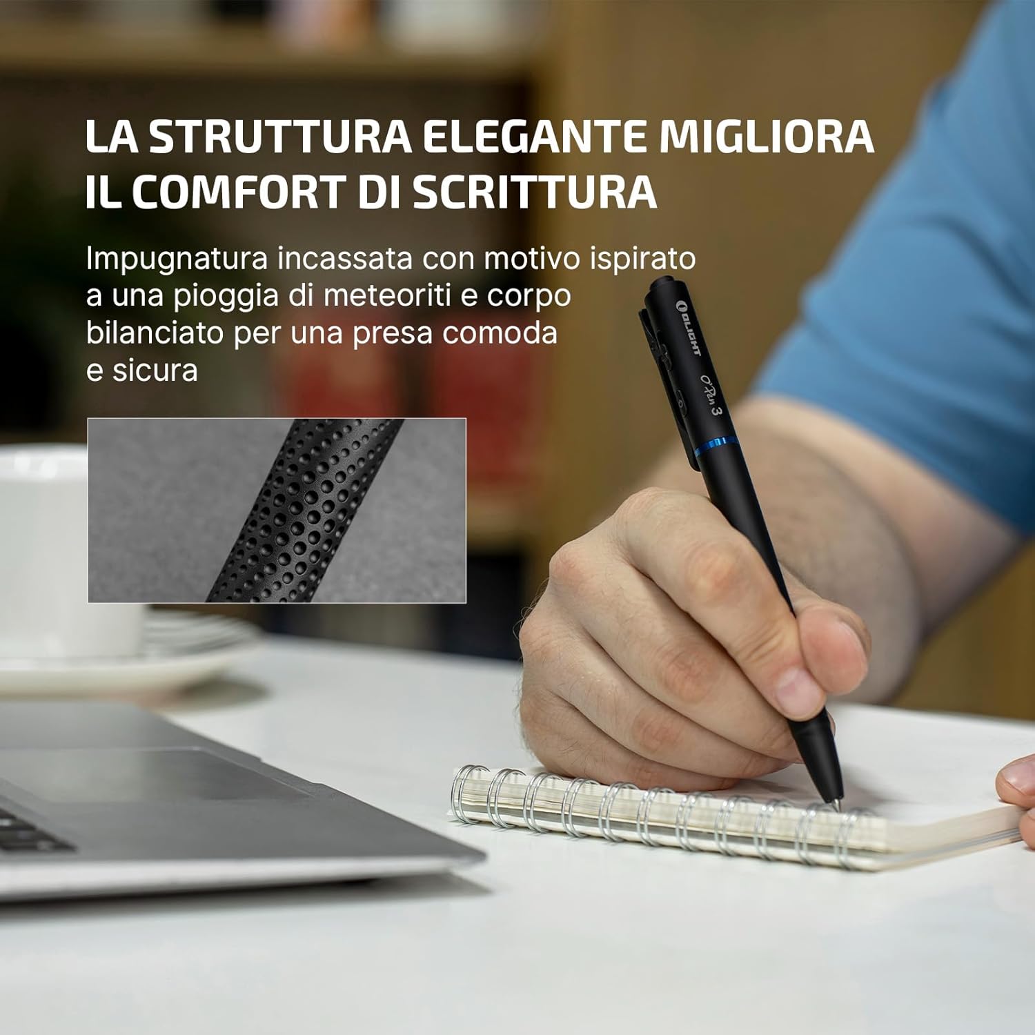 OLIGHT Open 3 - Penna Torcia LED 120 Lumen, Nera - immagine 7