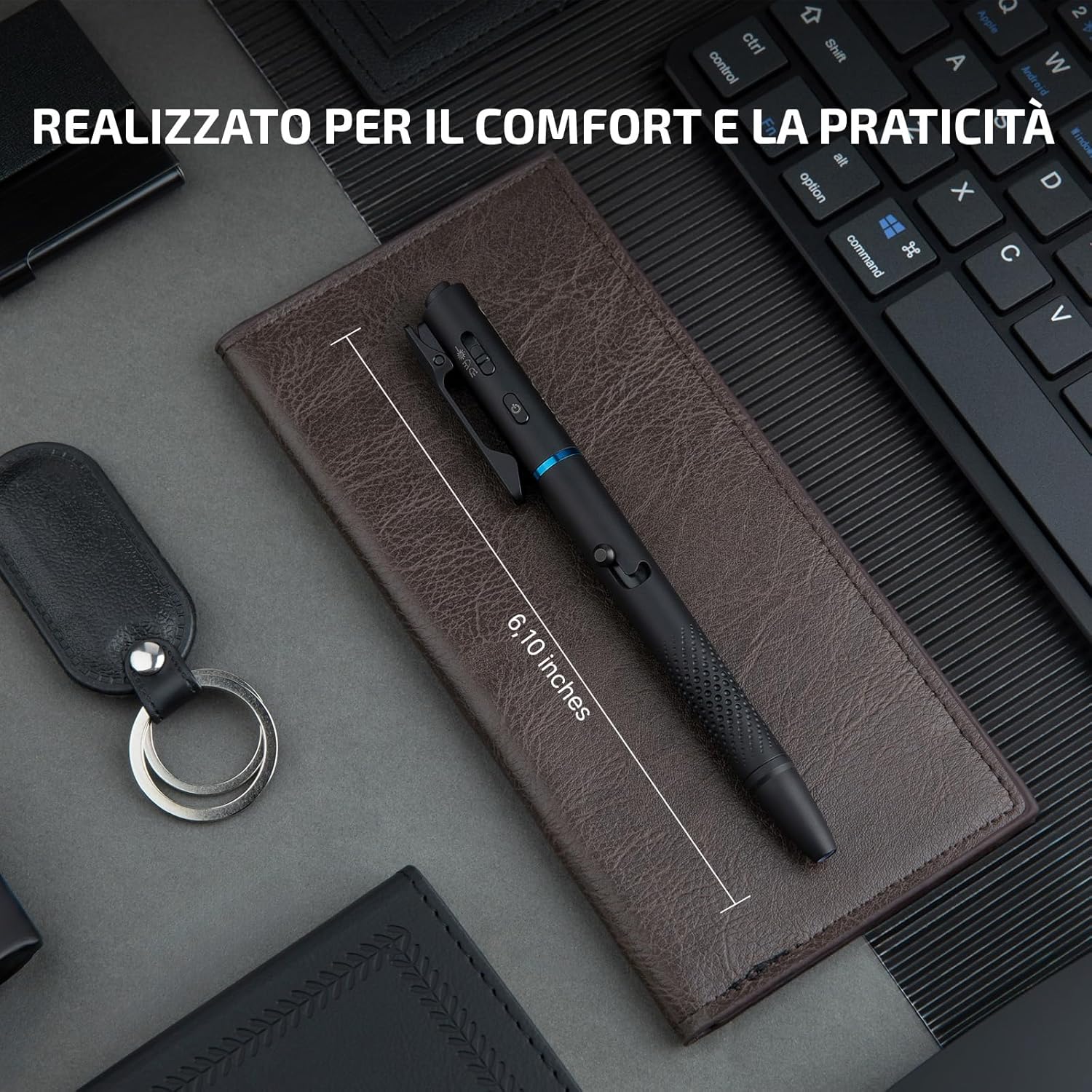 OLIGHT Open 3 - Penna Torcia LED 120 Lumen, Nera - immagine 8