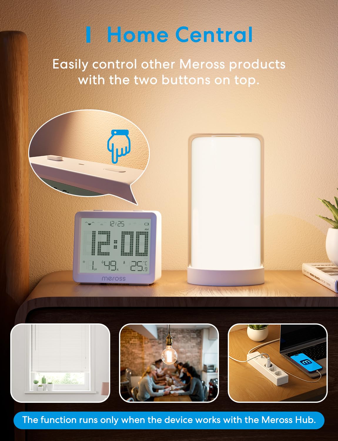 Meross Termometro Igrometro WiFi con Allarme Notifica - immagine 4
