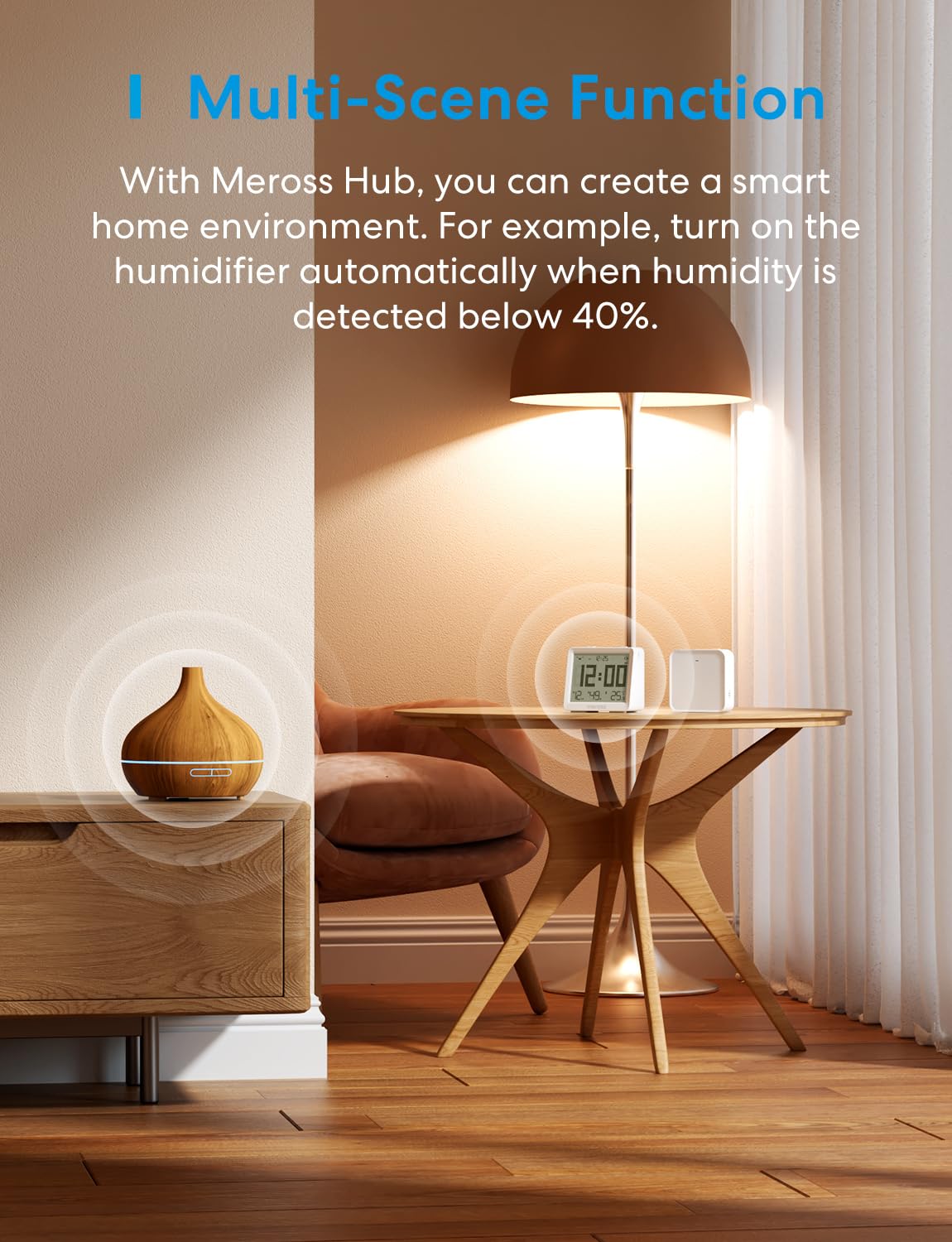 Meross Termometro Igrometro WiFi con Allarme Notifica - immagine 7