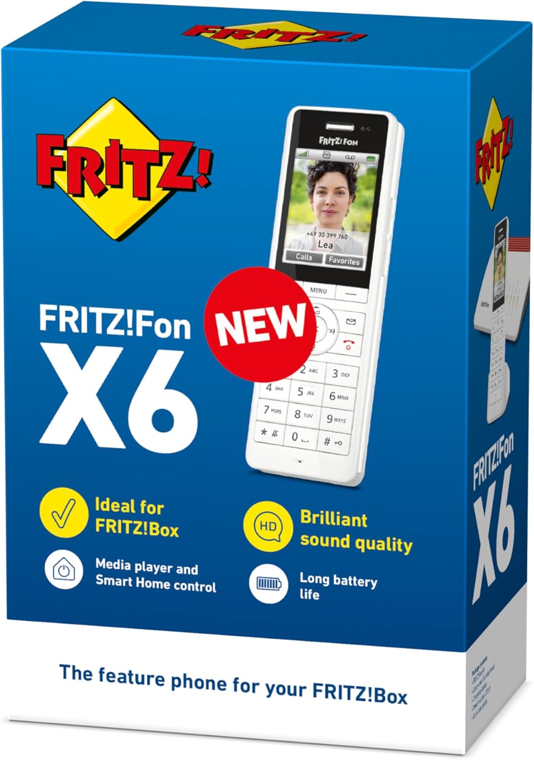 FRITZ! Fon X6 Edition International - Cordless DECT Bianco - immagine 5