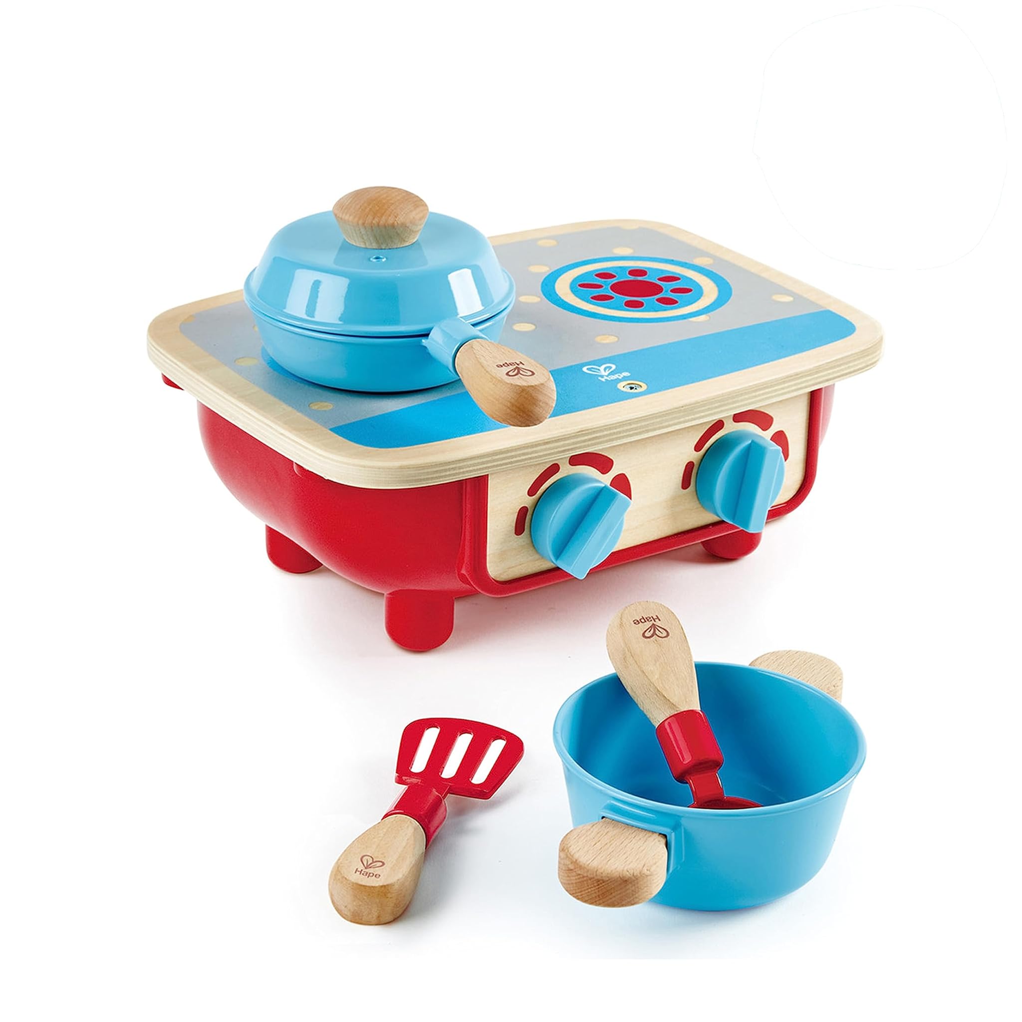 Hape Set Cucina Giocattolo in Legno Resistente