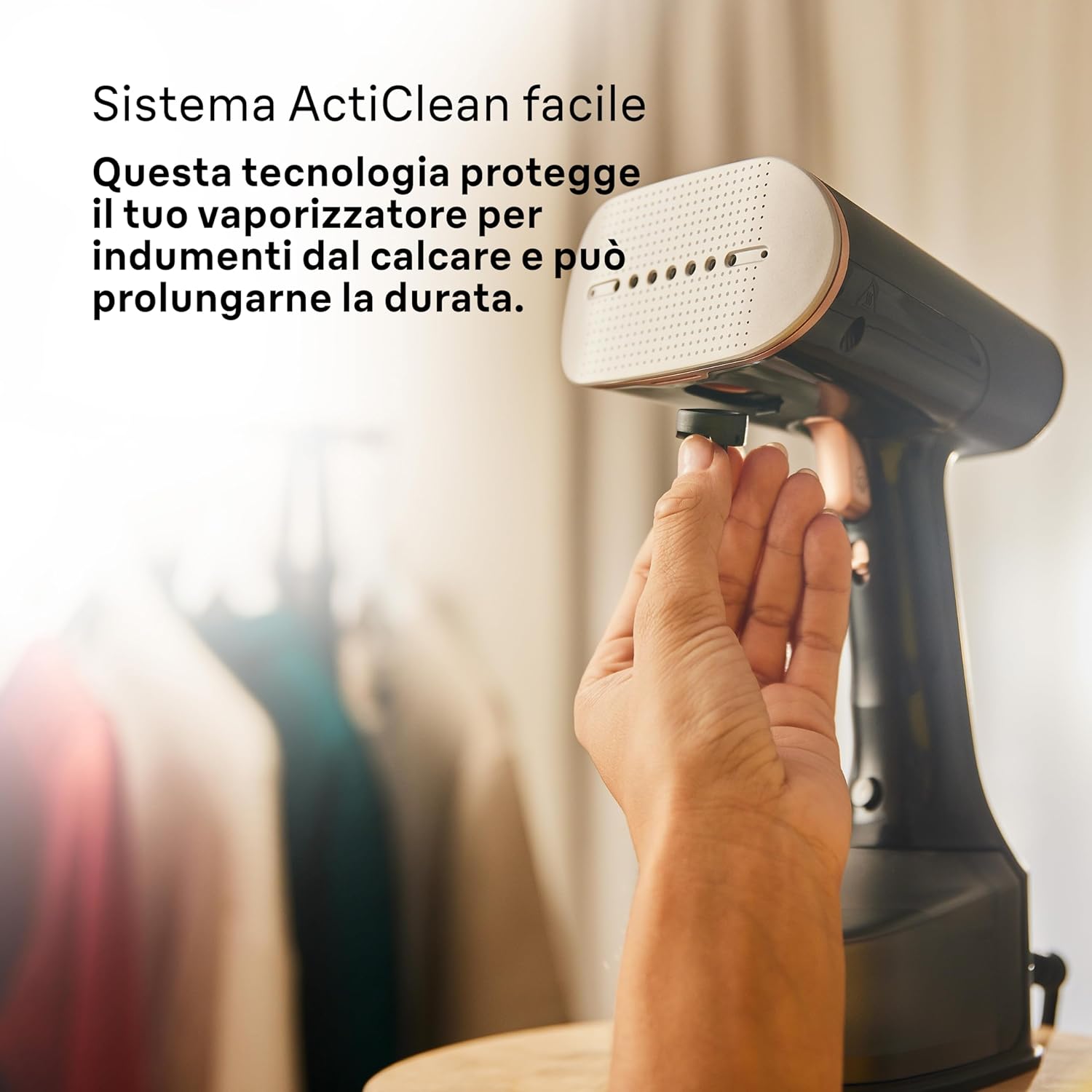 Braun QuickStyle 7 GS7077BK - Stiratore Verticale 1600W, Nero - immagine 8