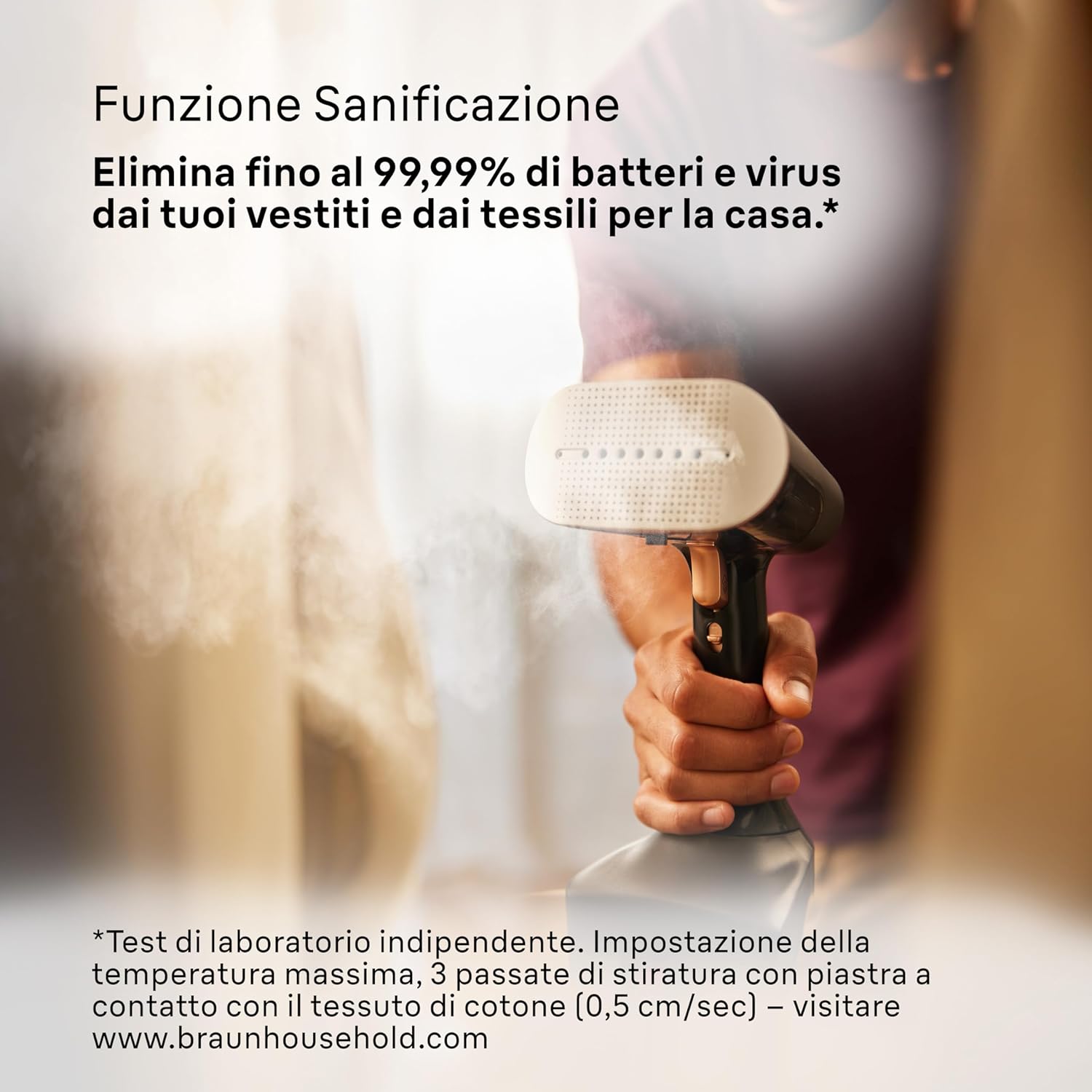 Braun QuickStyle 7 GS7077BK - Stiratore Verticale 1600W, Nero - immagine 9