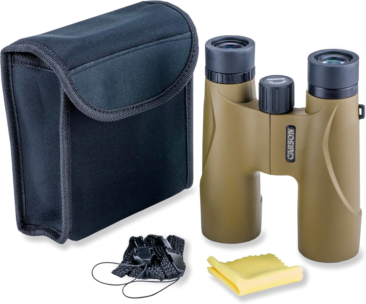 Carson Stinger - Binocolo Compatto 12x32mm, Verde Oliva - immagine 4