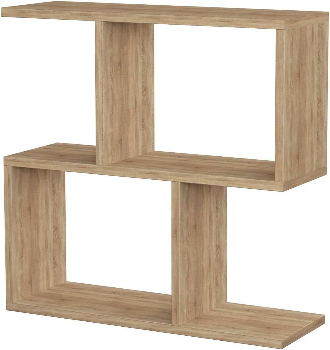 Dmora Tavolino da Salotto Polyh 60x20h60 cm, Quercia - immagine 4