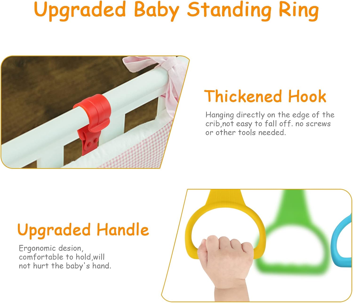 JoyPlus Anelli Box Bambini per Alzarsi in Piedi (4 pezzi) - immagine 3