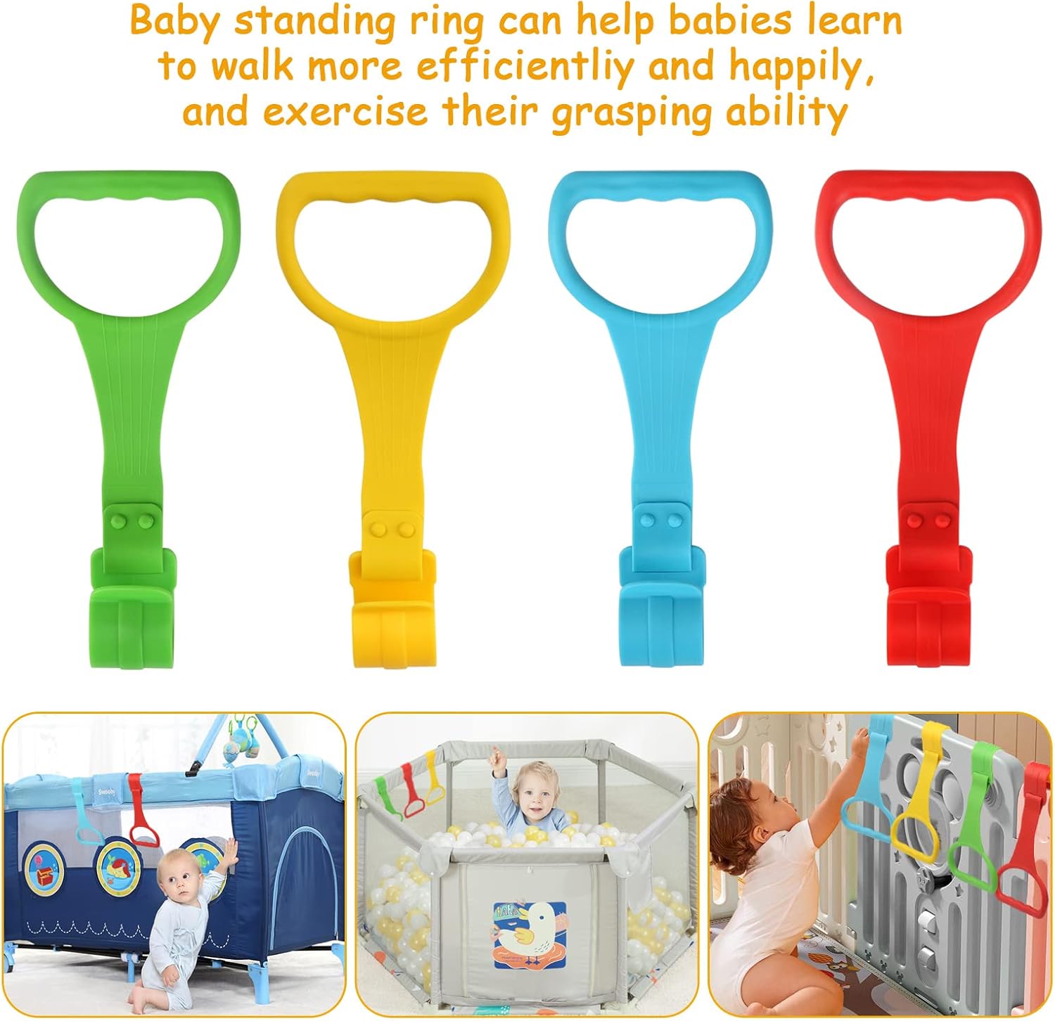 JoyPlus Anelli Box Bambini per Alzarsi in Piedi (4 pezzi) - immagine 5