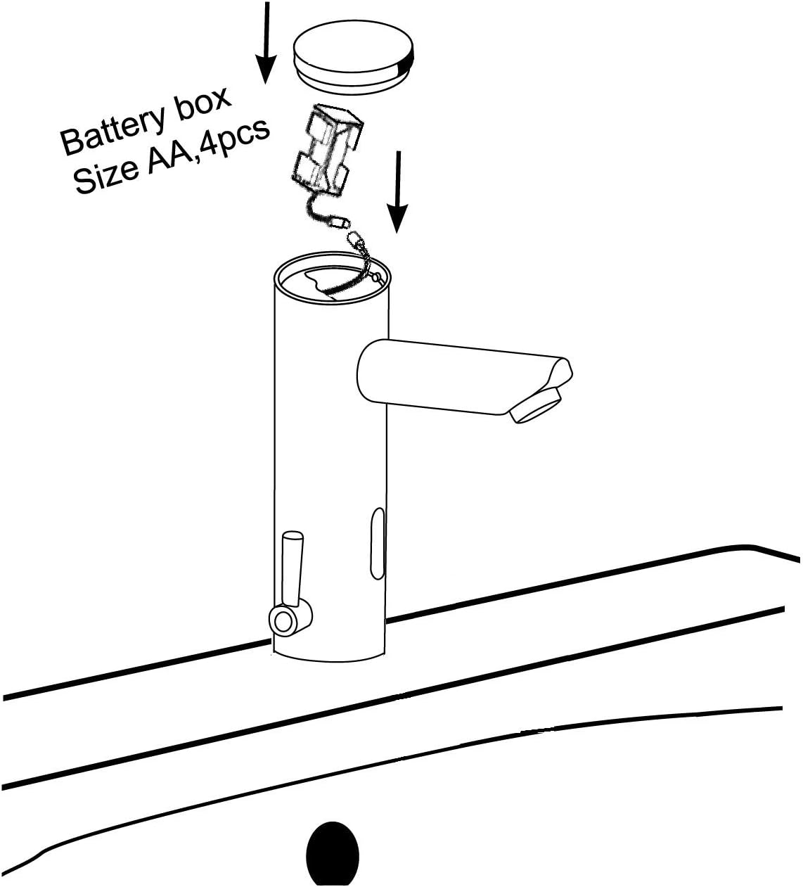 Gangang Rubinetto Sensore Automatico Touchless Ottone - immagine 5