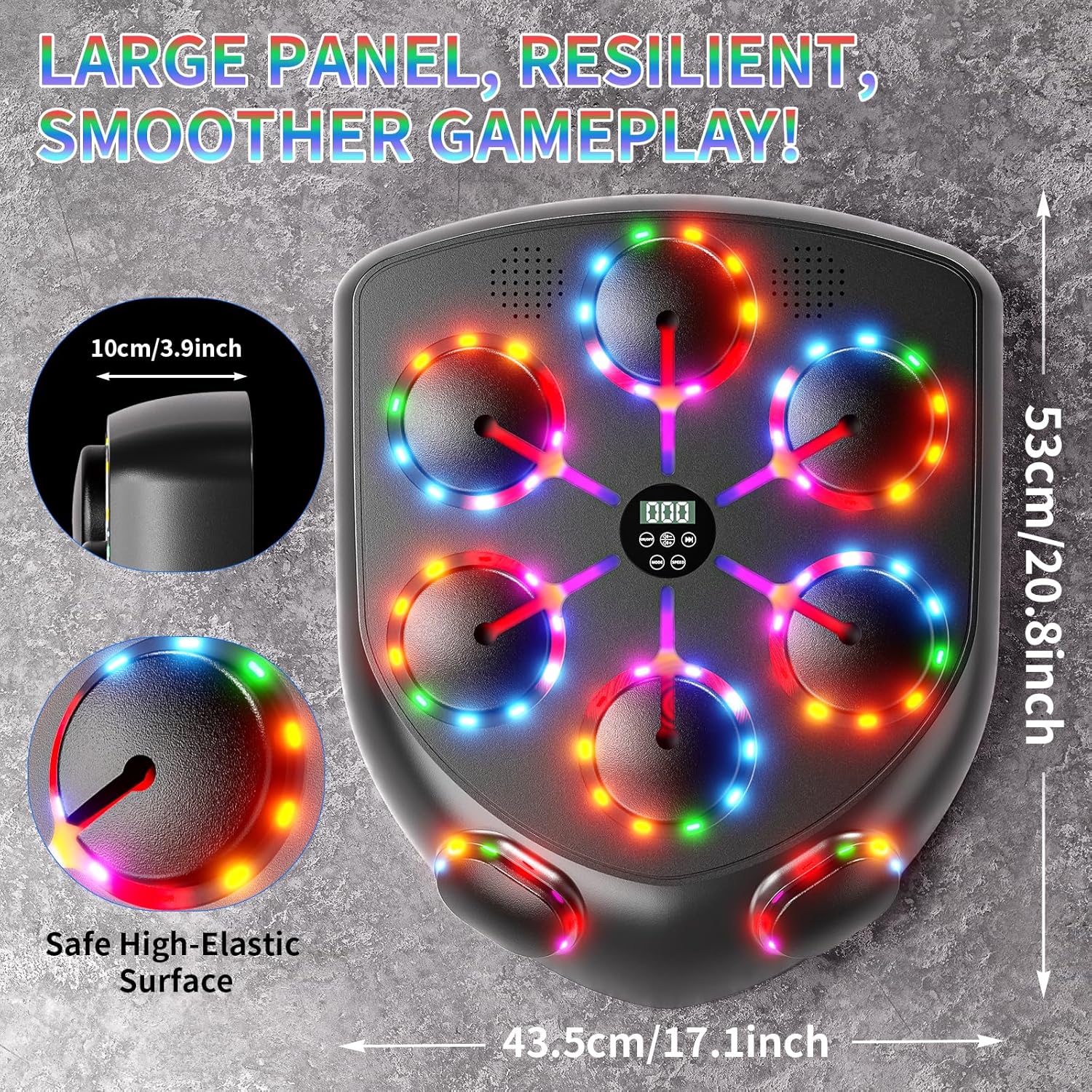 Music Boxing Machine con Luci LED Bluetooth - immagine 3