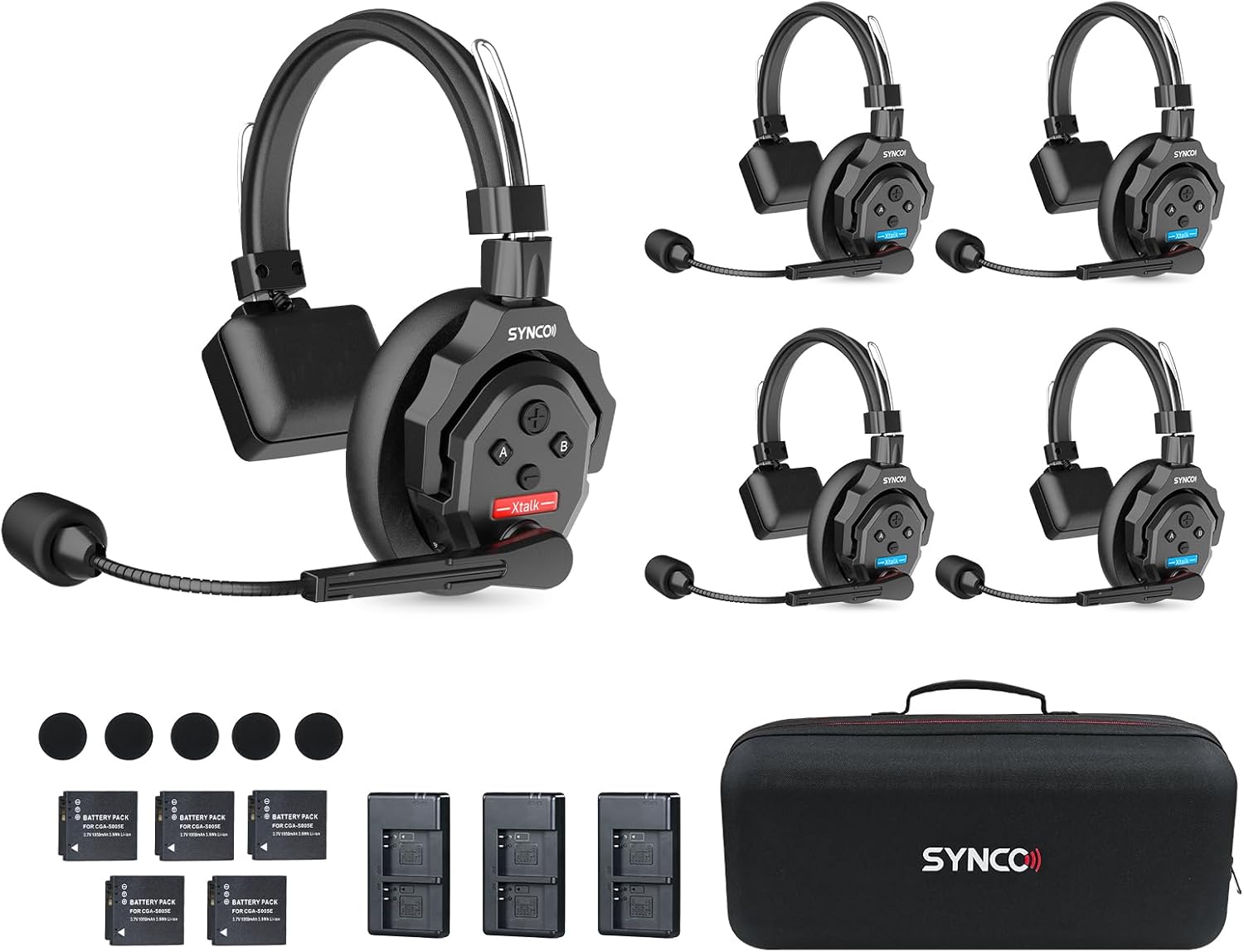 Synco Xtalk Cuffie Wireless Full Duplex X5 - immagine 1