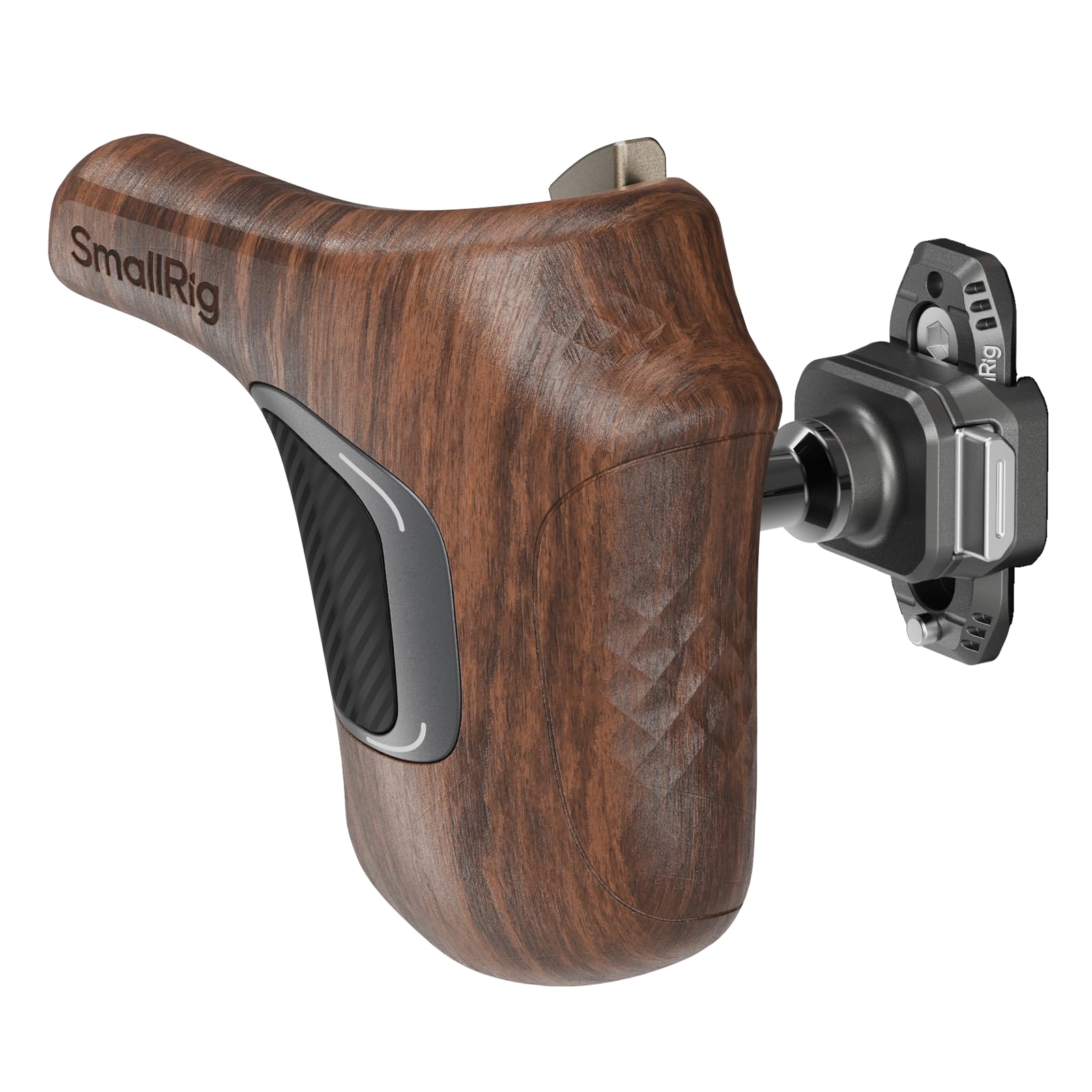 Smallrig Manico Girevole in Legno Destro con Morsetto NATO - 5192