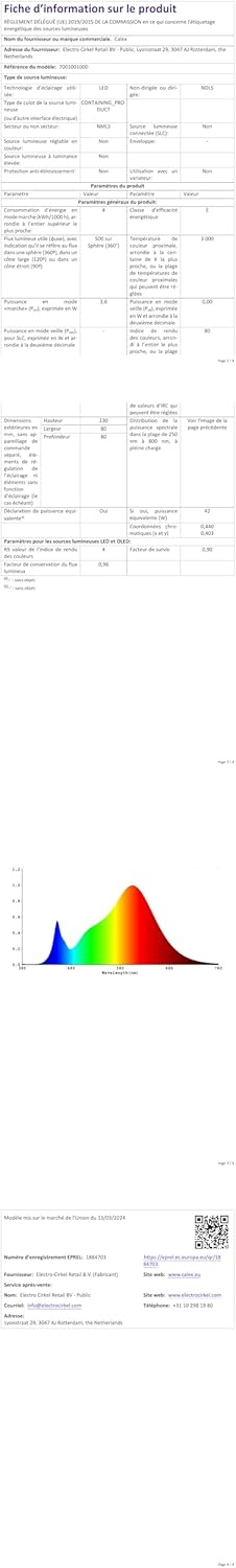 Calex Applique Florence - Luce Up & Down, Oro/Nero - immagine 10