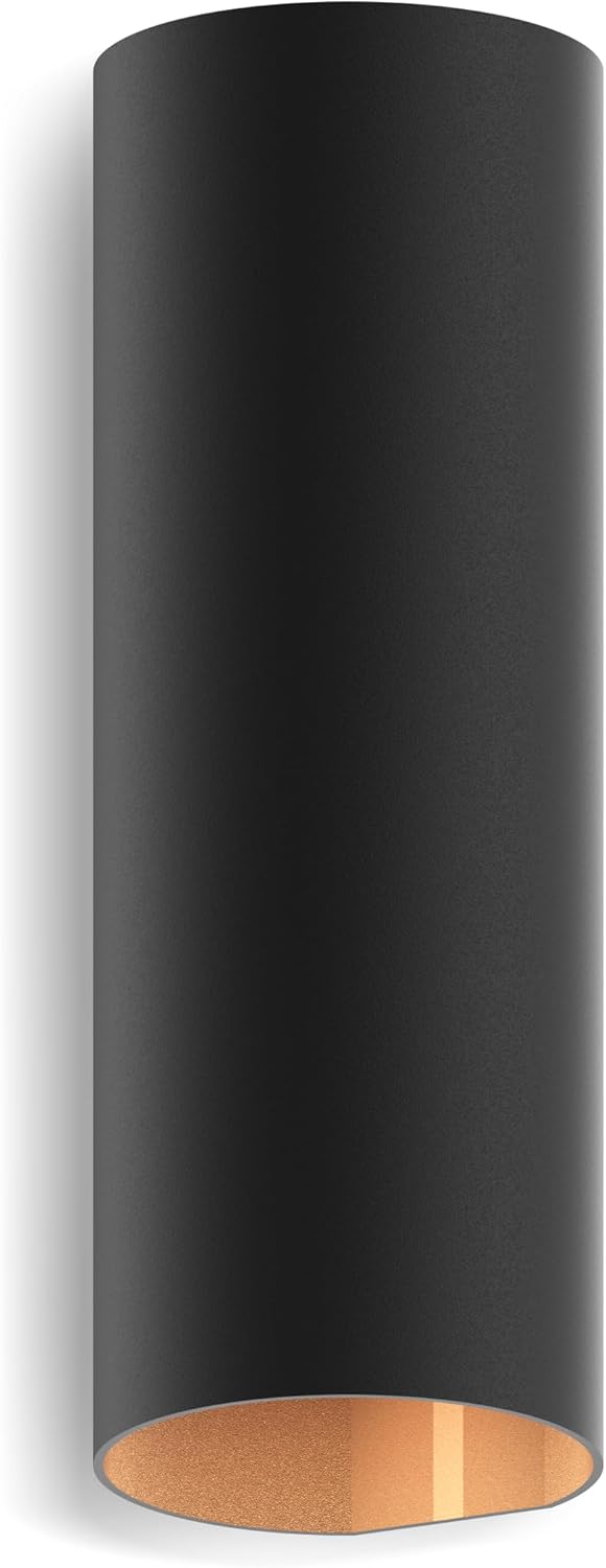 Calex Applique Florence - Luce Up & Down, Oro/Nero - immagine 1