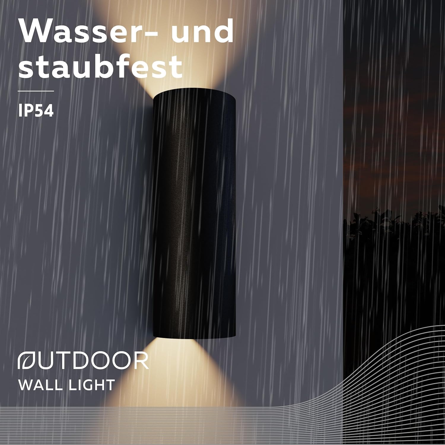 Calex Applique Florence - Luce Up & Down, Oro/Nero - immagine 5