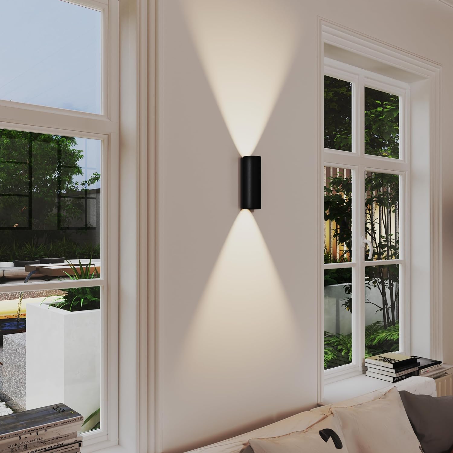 Calex Applique Florence - Luce Up & Down, Oro/Nero - immagine 6