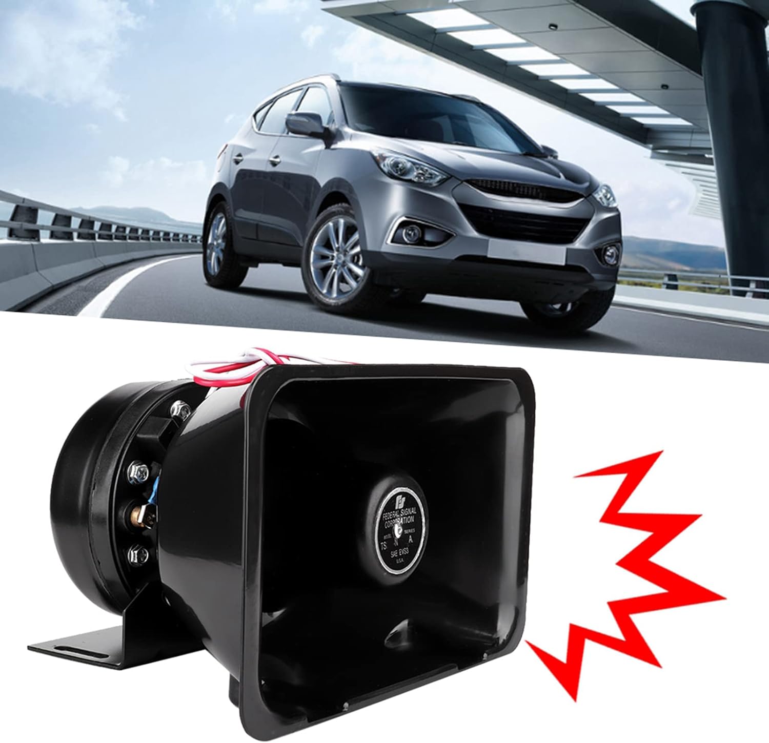 Altoparlante Sirena 200W 12V Super Forte per Auto - immagine 5