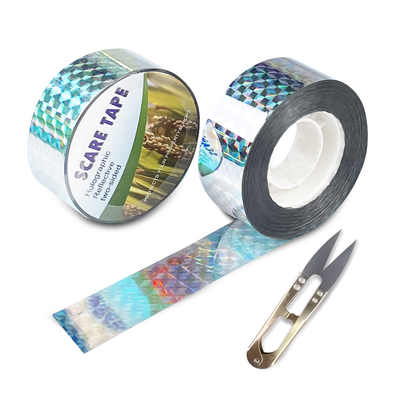 Fousenuk Nastro Repellente Antiuccelli Riflettente