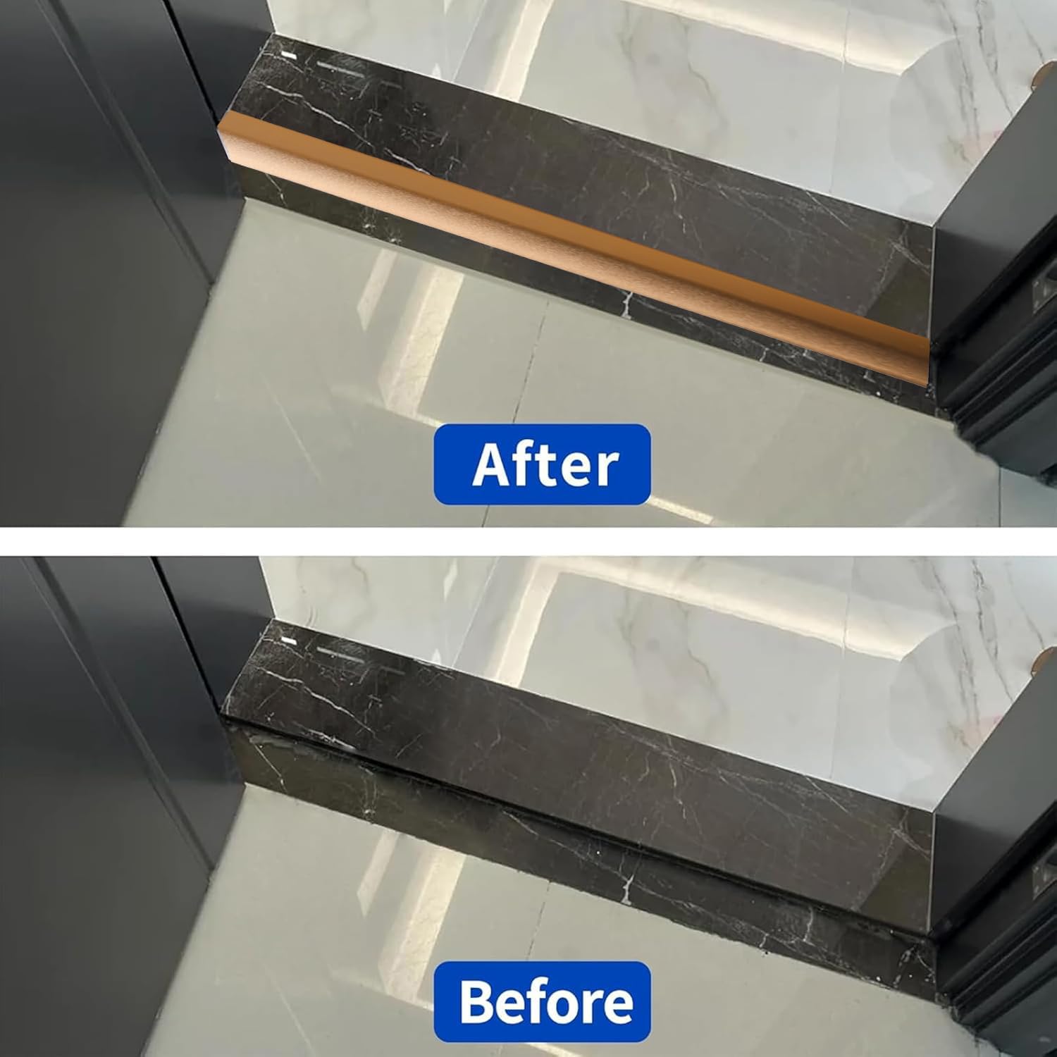 Striscia di Transizione per Pavimento in Alluminio (2 pezzi) - immagine 5