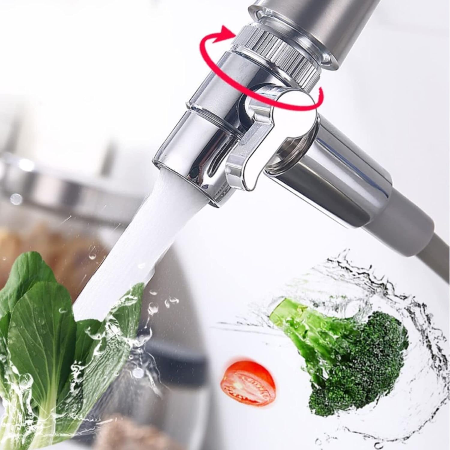 Deviatore Rubinetto 3 Vie in Ottone Cromo Lucido - immagine 5