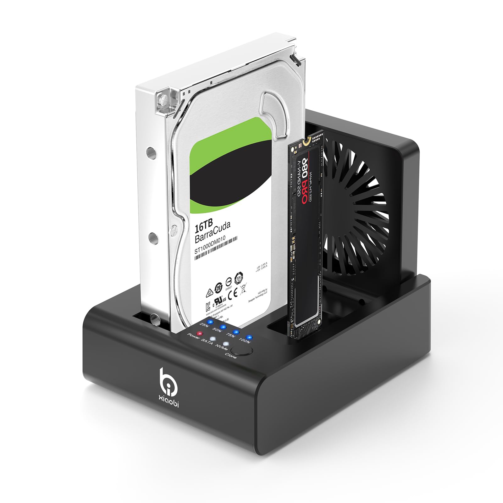 M.2 NVMe & SATA HDD Docking Station 10Gbps