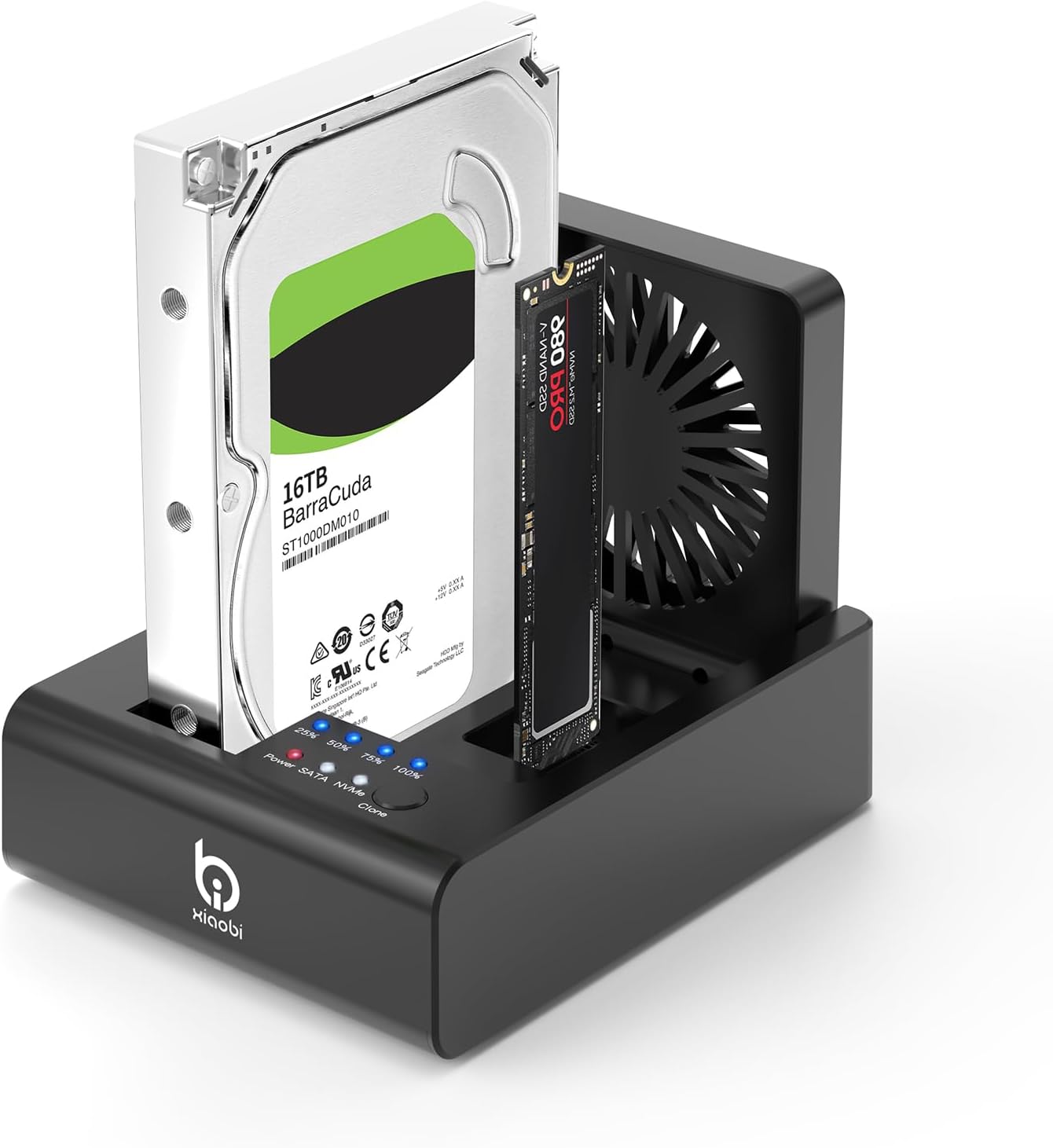 M.2 NVMe & SATA HDD Docking Station 10Gbps - immagine 1