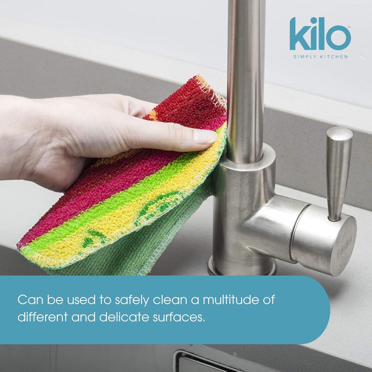 Kilo Scrubby Plus - Set 4 Spugne Antigraffio Multiuso - immagine 5