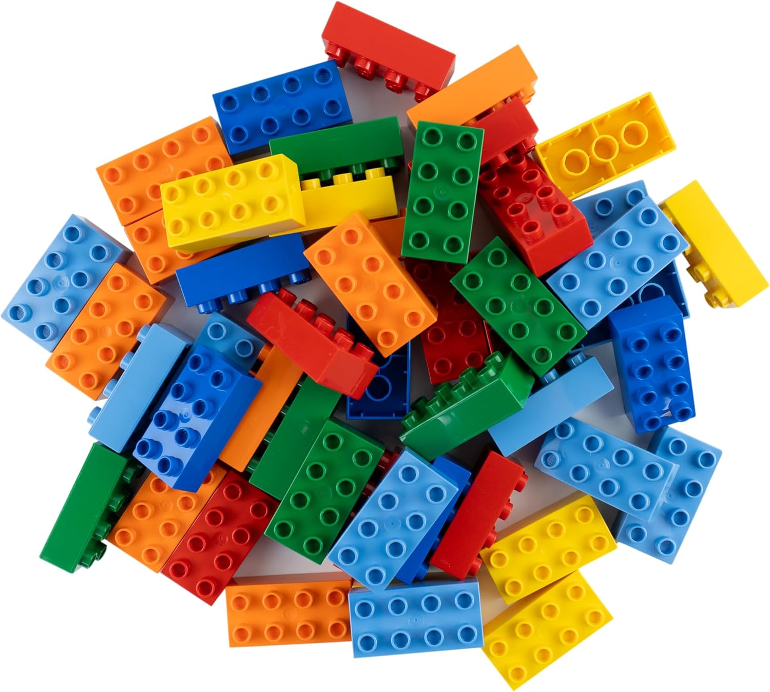 50 Blocchi Lego® DUPLO® 2 x 4 - Costruzione Creativa - immagine 1