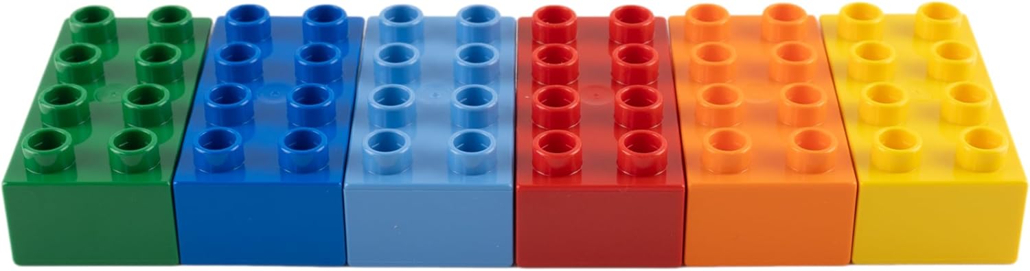 50 Blocchi Lego® DUPLO® 2 x 4 - Costruzione Creativa - immagine 3