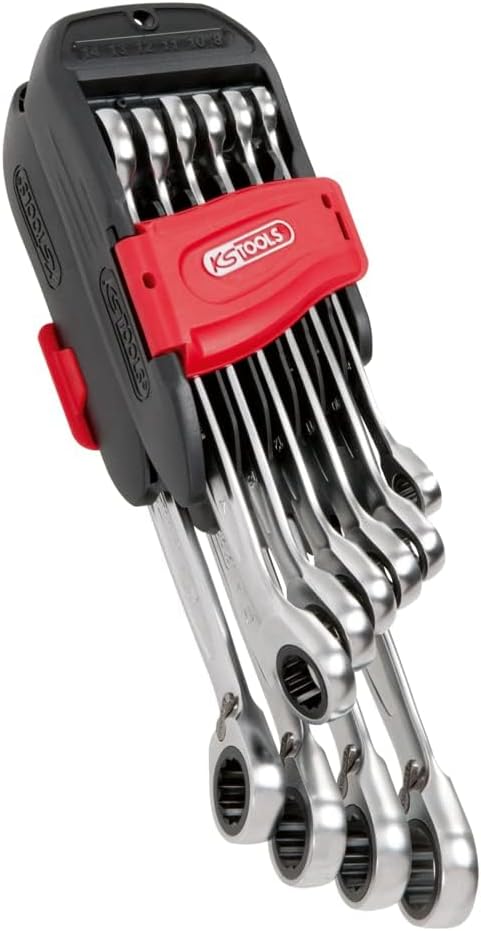 Ks Tools 503.4620 - Set Chiavi Combinate a Cricchetto 10 pz - immagine 1