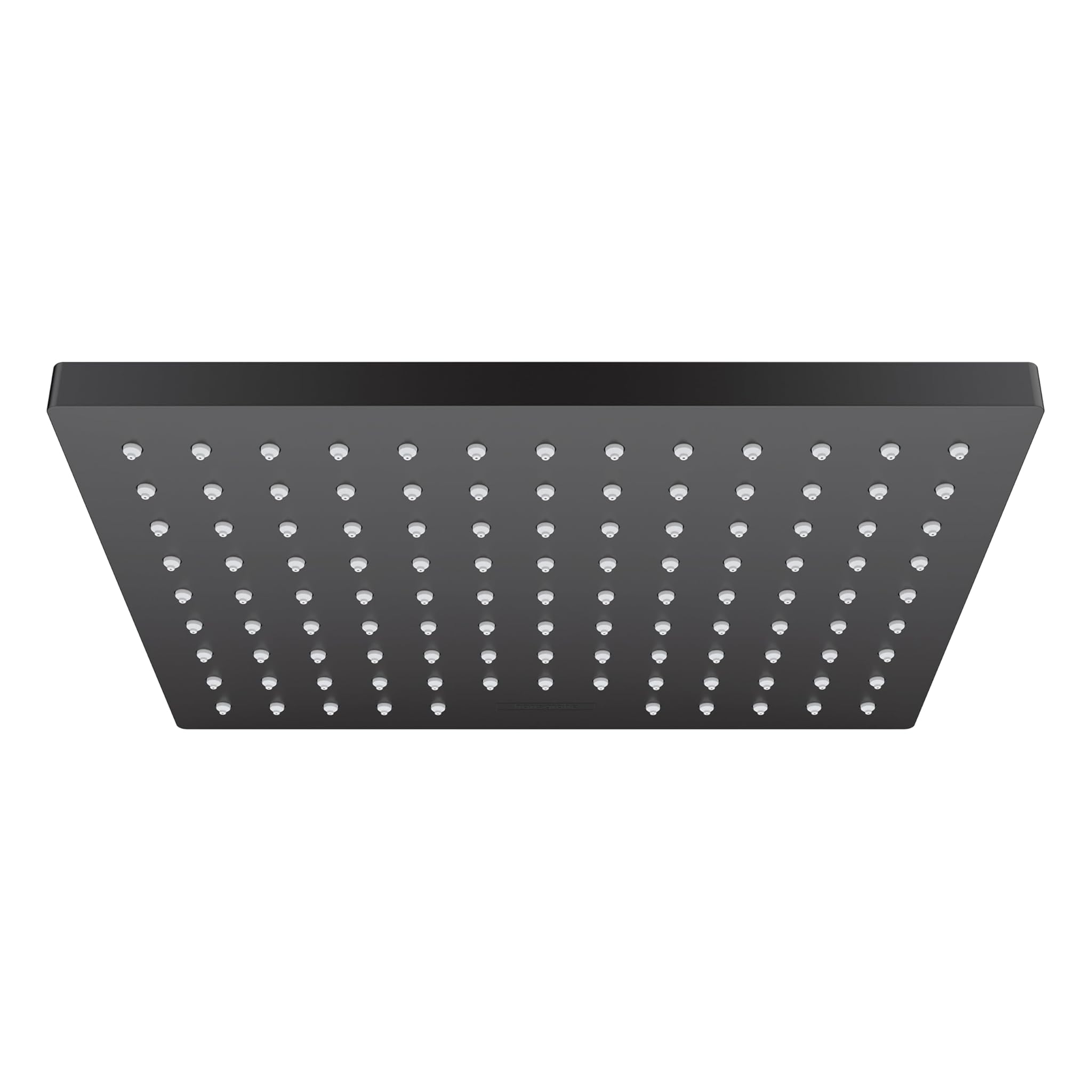 Hansgrohe Vernis Soffione Doccia 1 Getto 22,9 cm, Nero Opaco