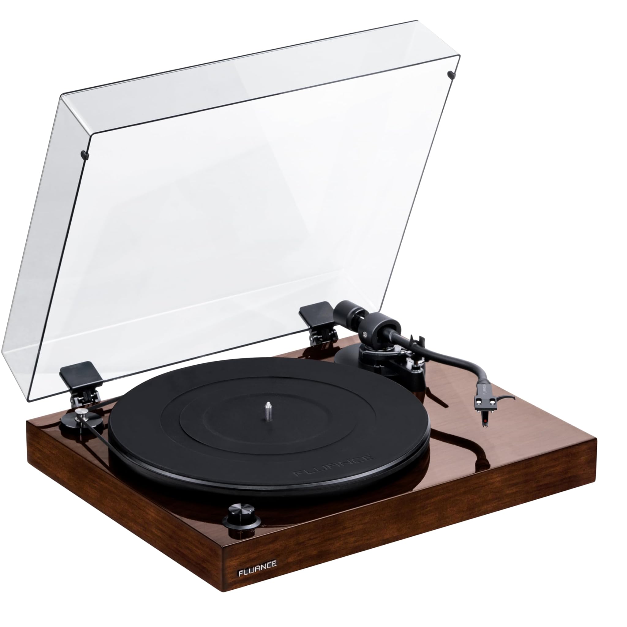 Fluance RT82 - Giradischi Hi-Fi di Riferimento, Noce