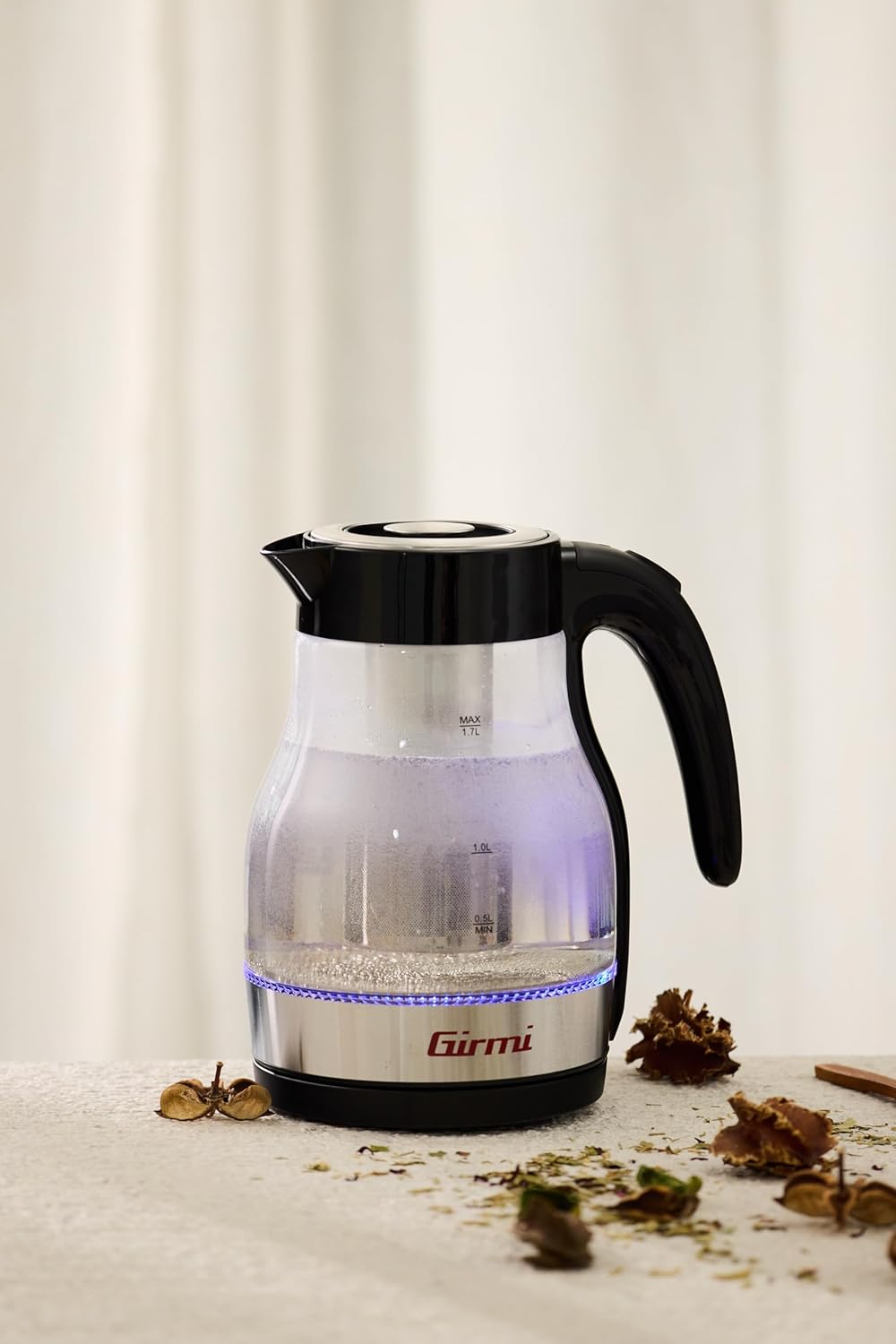 Girmi BL51 Bollitore e Tisaniera 1,7 Litri, Nero - immagine 2